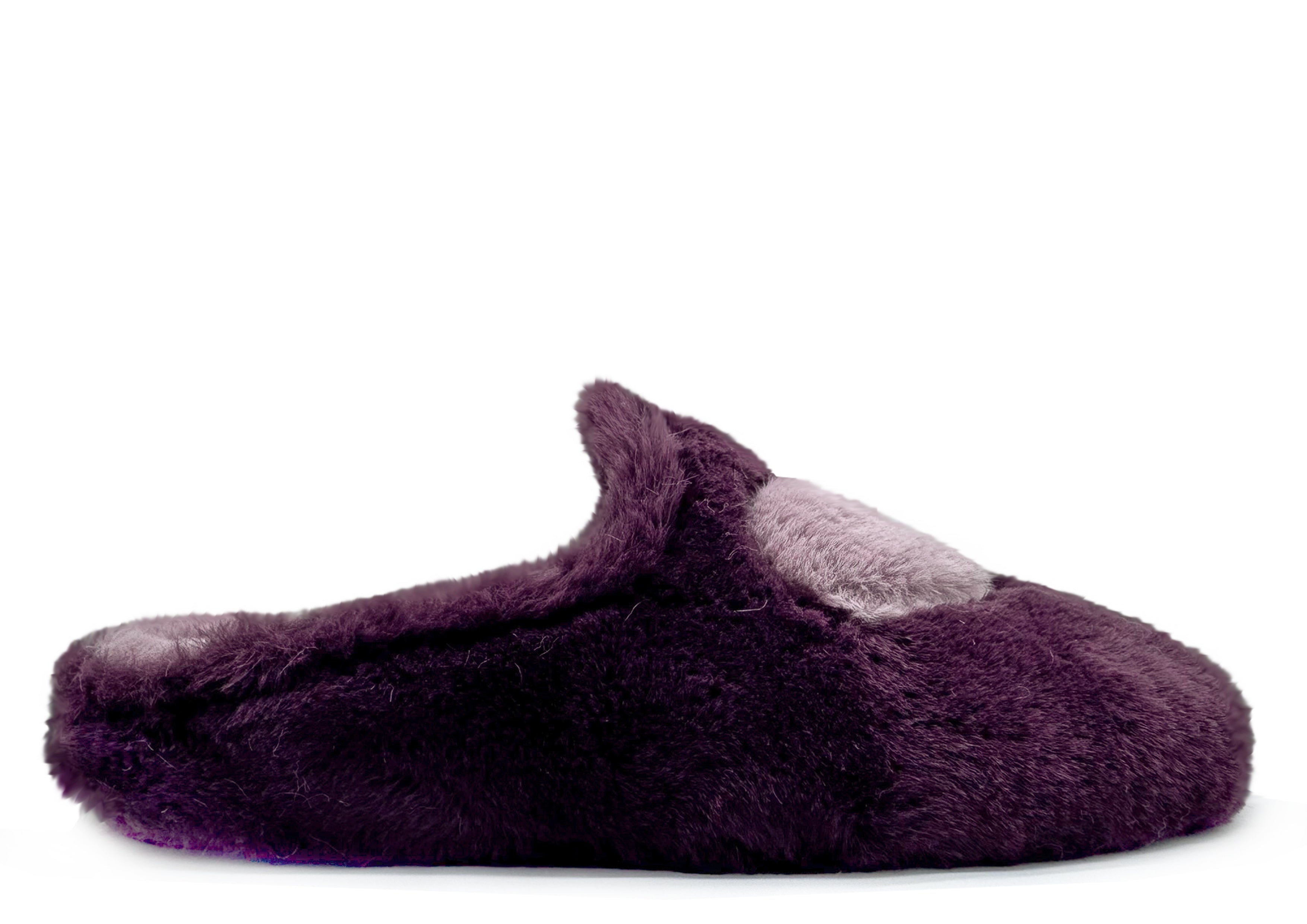 thies womens vegan Slippers Rec Heart Bordeaux/Pink