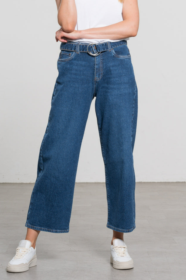 106122 - Damen vegan Jeans Flora Medium Blau