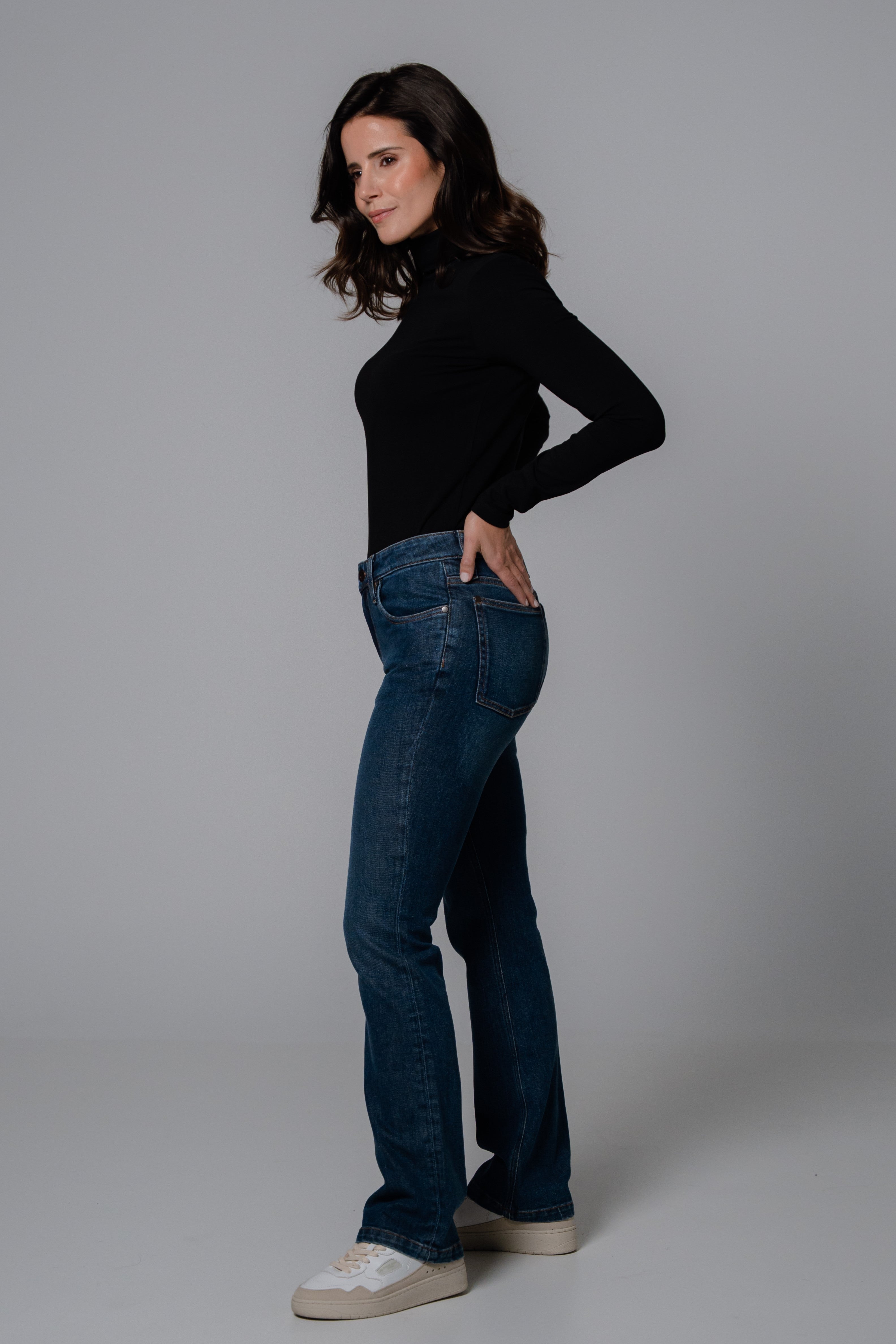 Feuervogl womens vegan Jeans Lara Fashion Blue