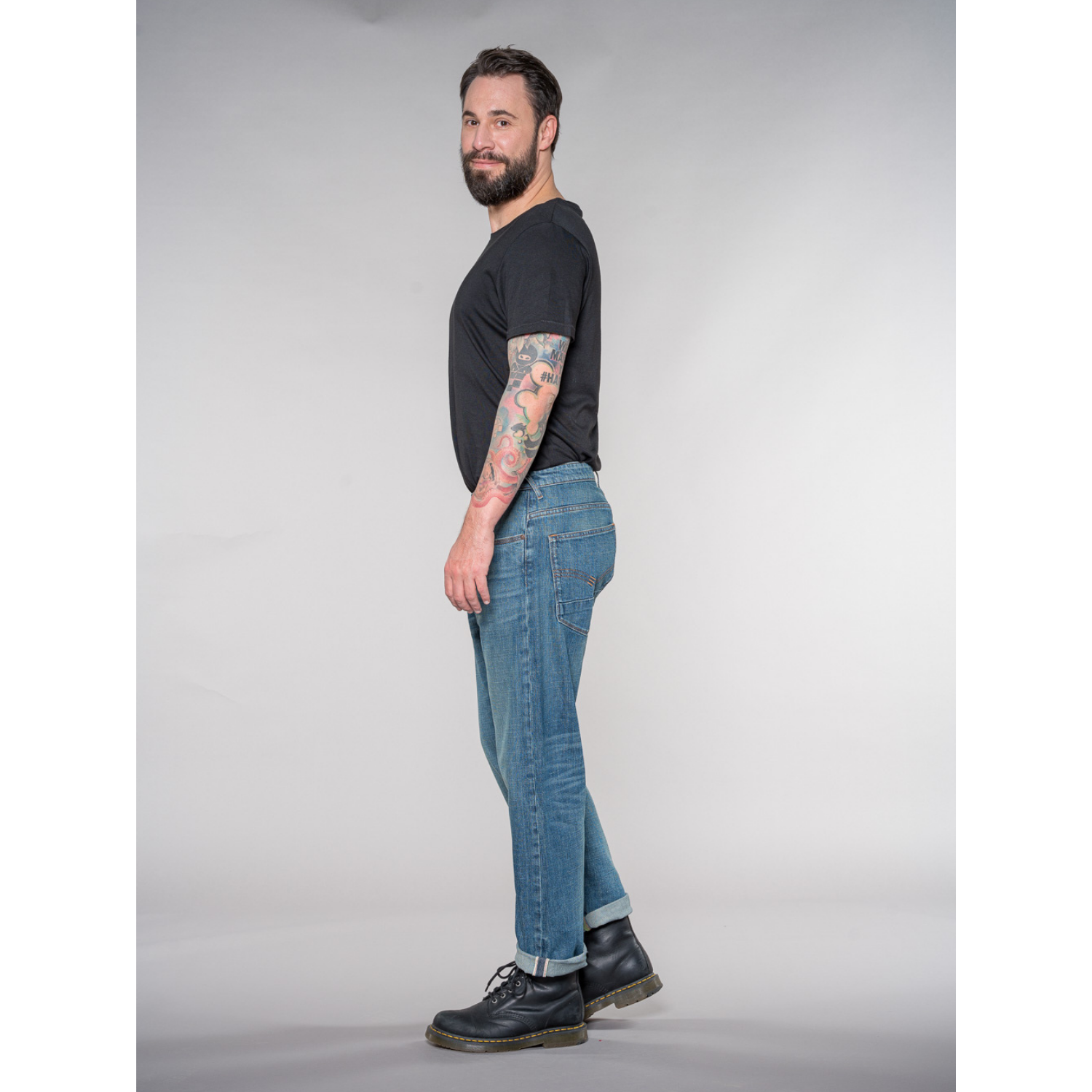 Feuervogl men vegan Jeans Jasper Dirty Blue
