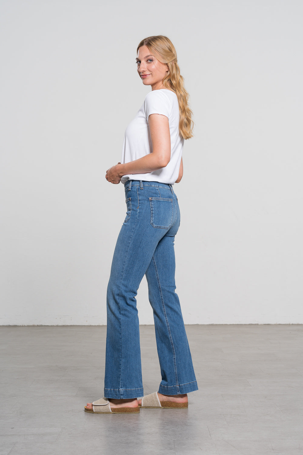 Feuervogl womens vegan Jeans Bente Fashion Blue