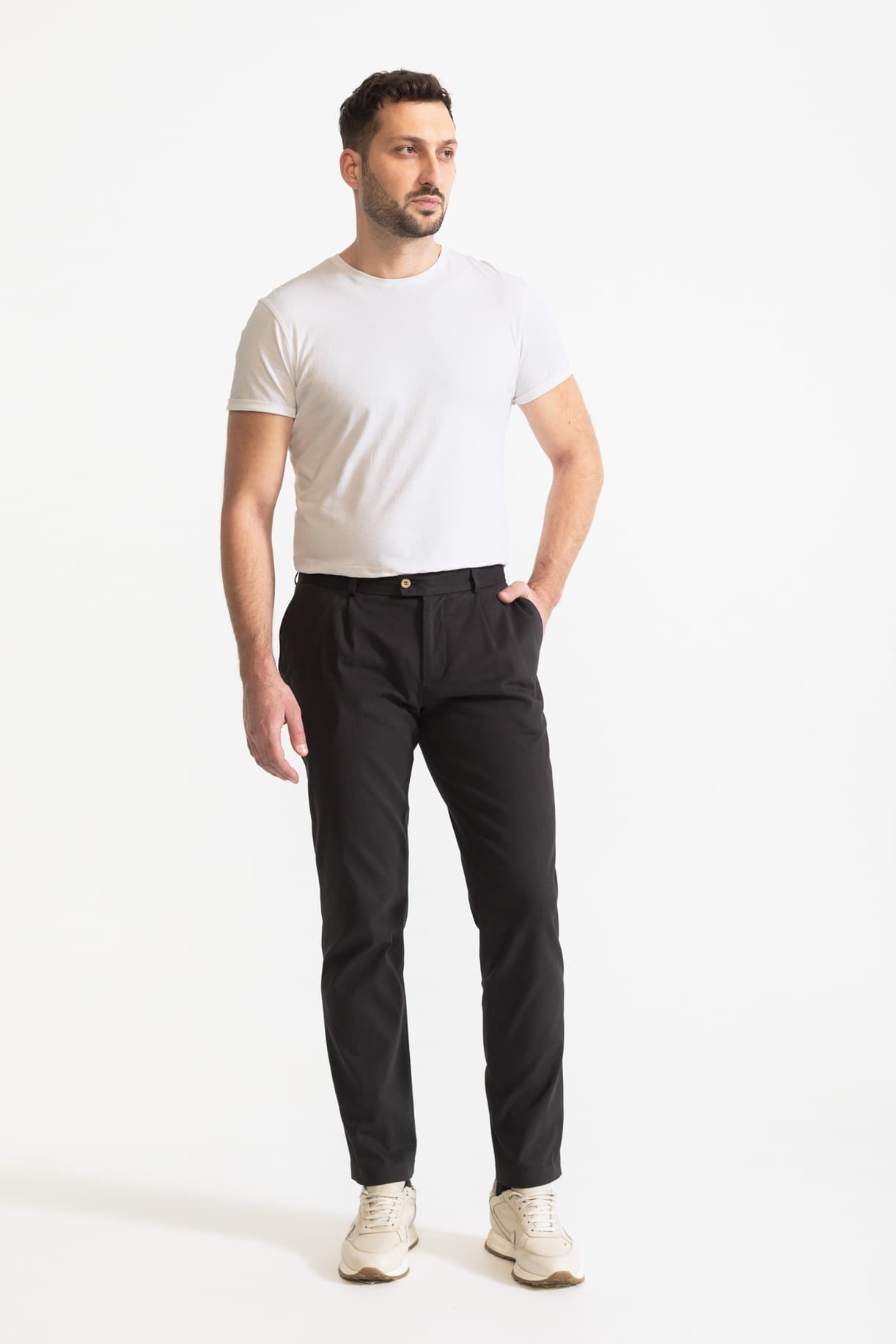 De IONESCU men vegan Pants Chesler Grey
