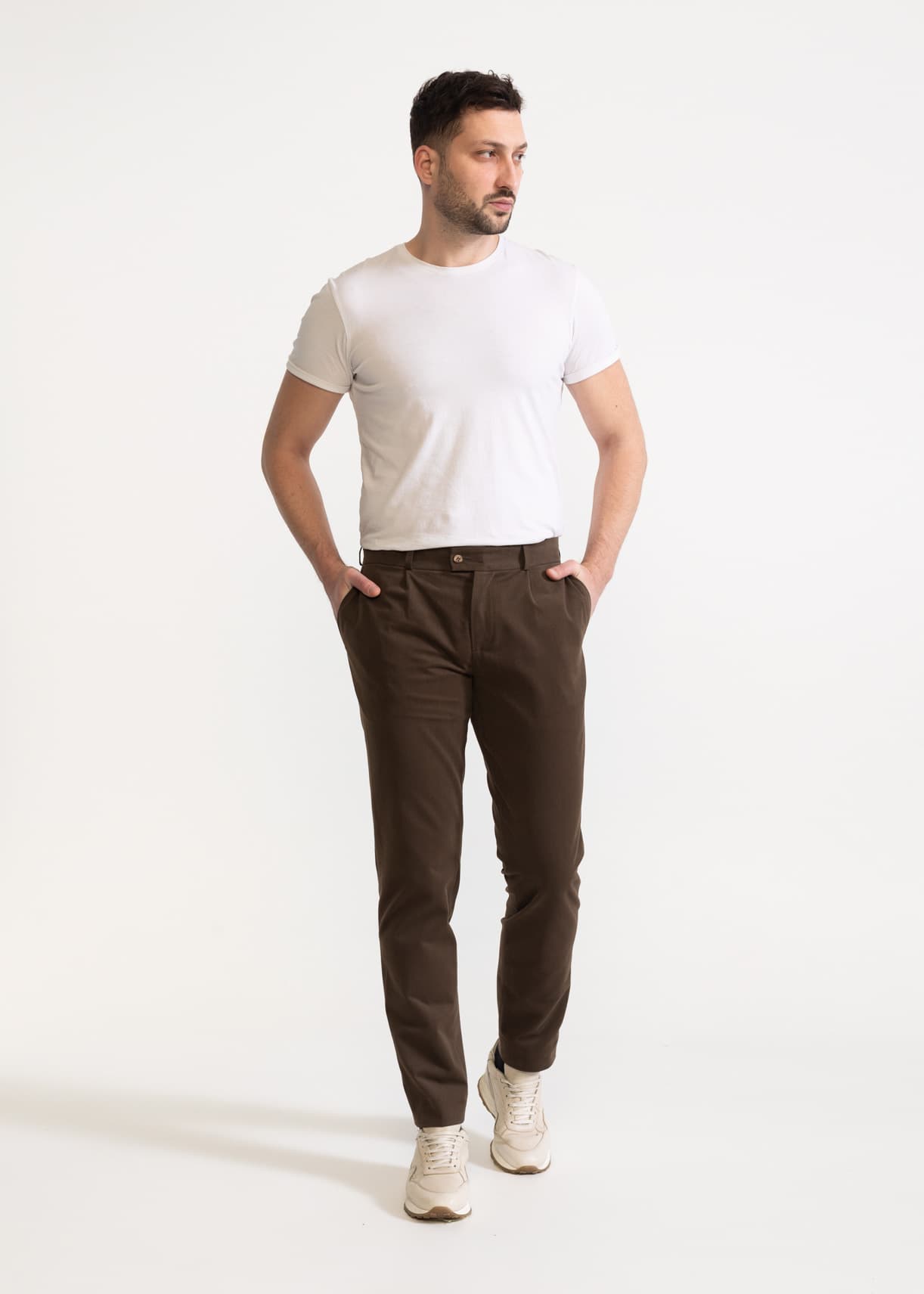 De IONESCU men vegan Pants Chesler Khaki