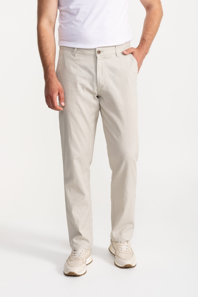 Image of De IONESCU mannen vegan Broek Carpatica Natural