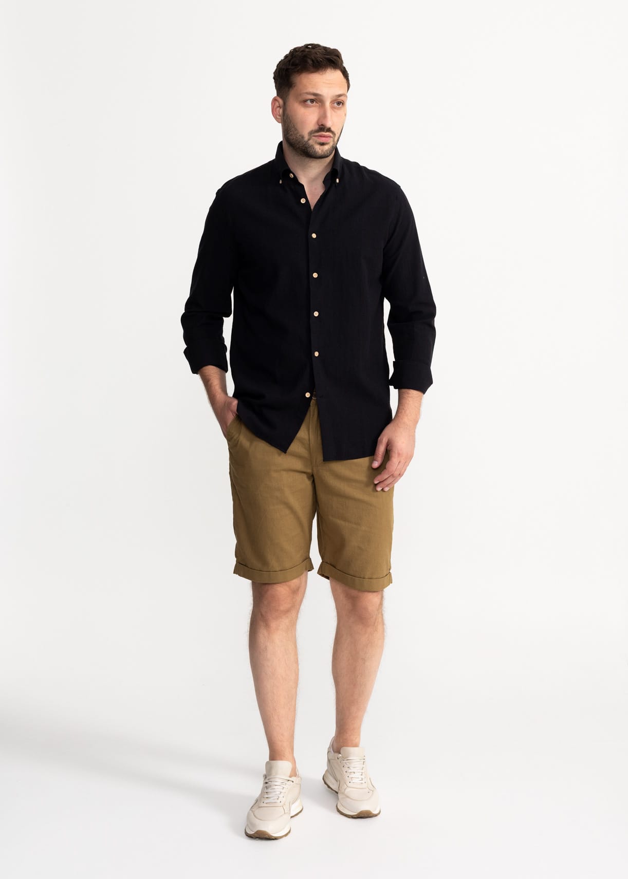 106337 - Herren vegan Shorts Carpatica Khaki