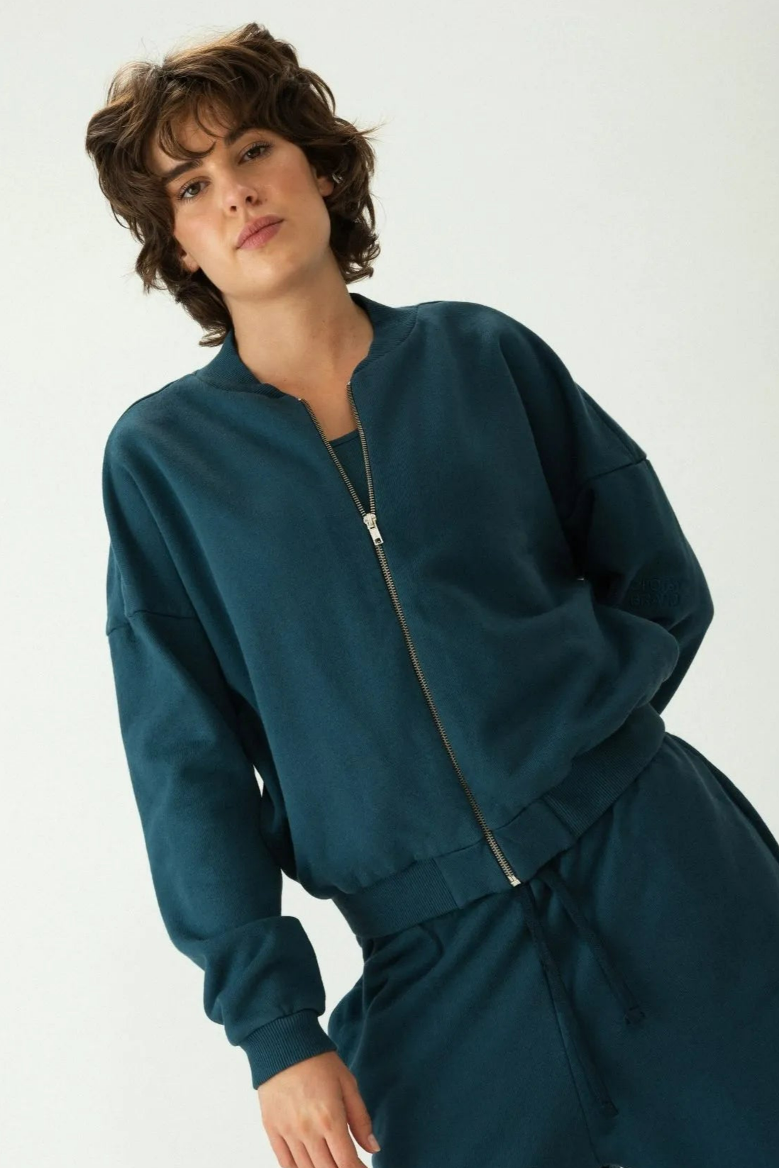 Image of Clotsy dames vegan Bomberjack Blauw