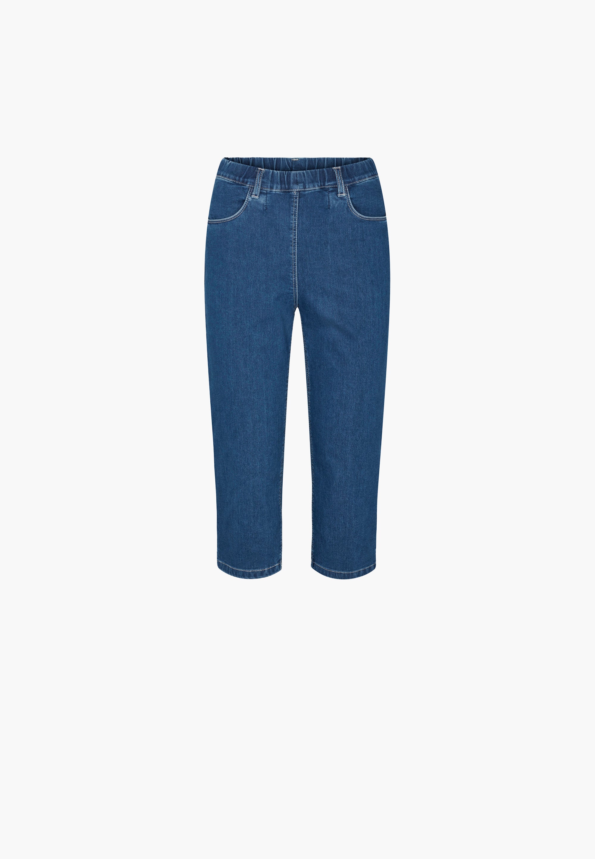 LAURIE womens vegan Jeans Capri Kelly Regular Blue Denim