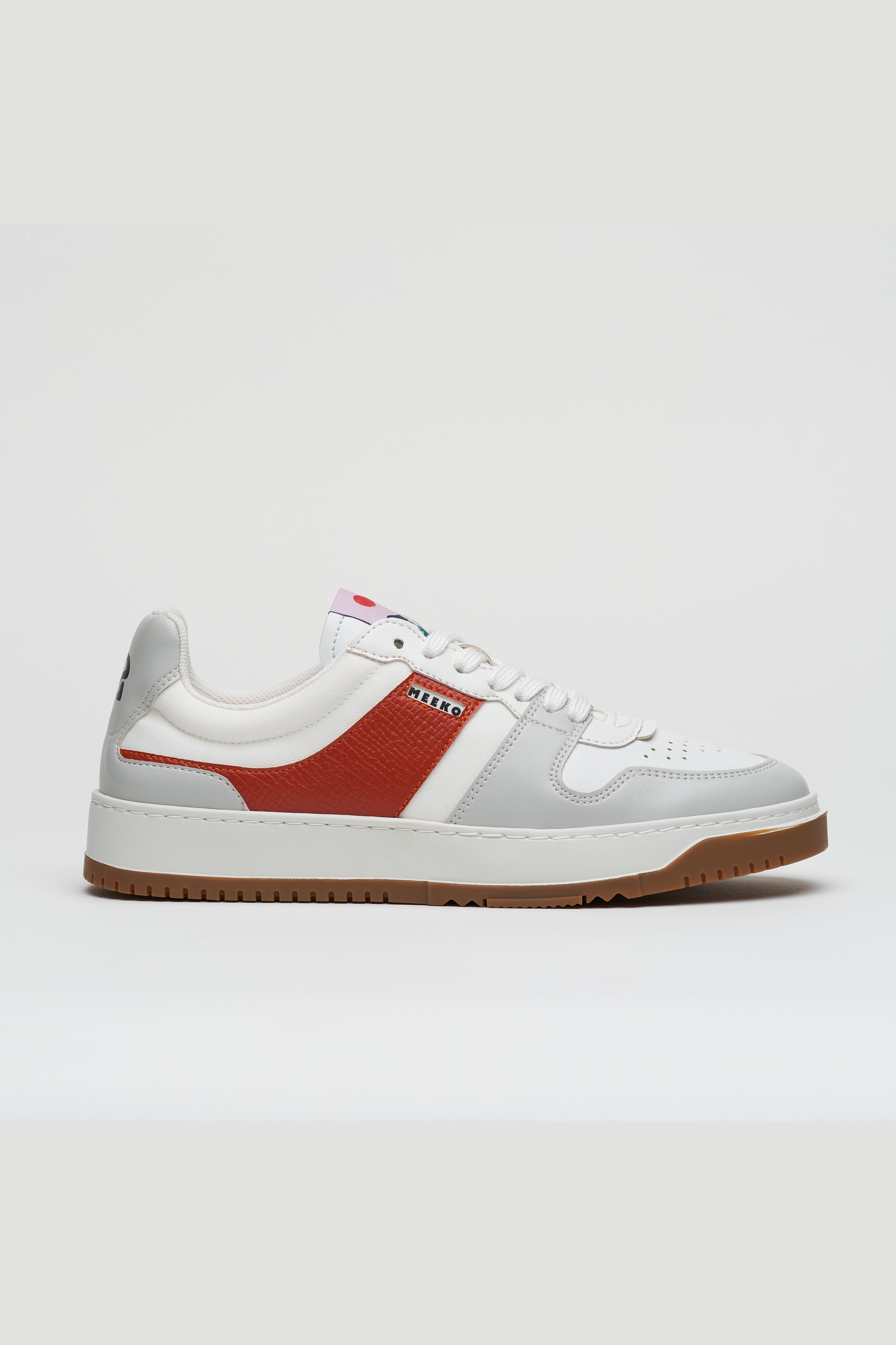 MEEKO Herren vegan Sneaker Kiboko Lehm Rot