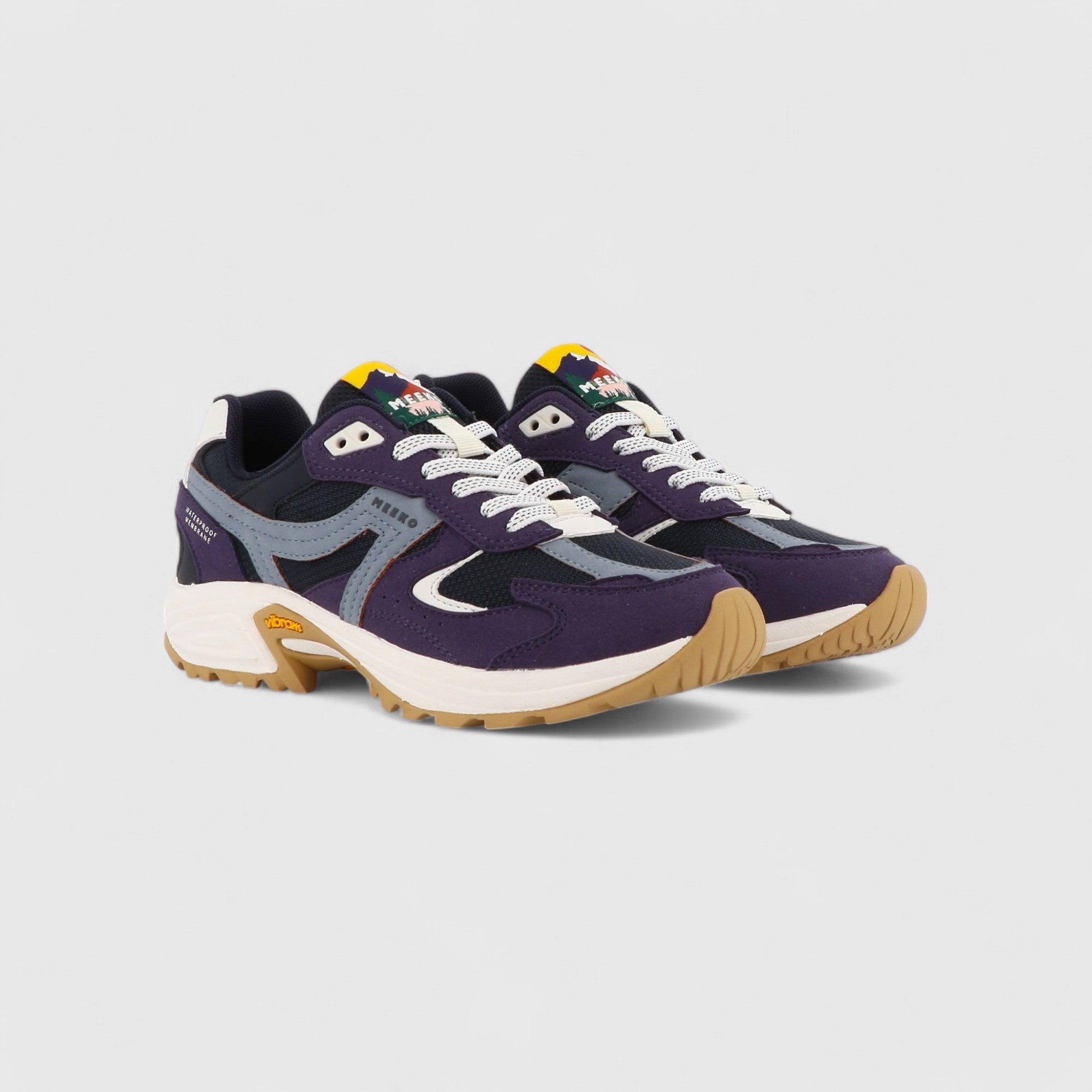 MEEKO men vegan Shoes Capra Purple
