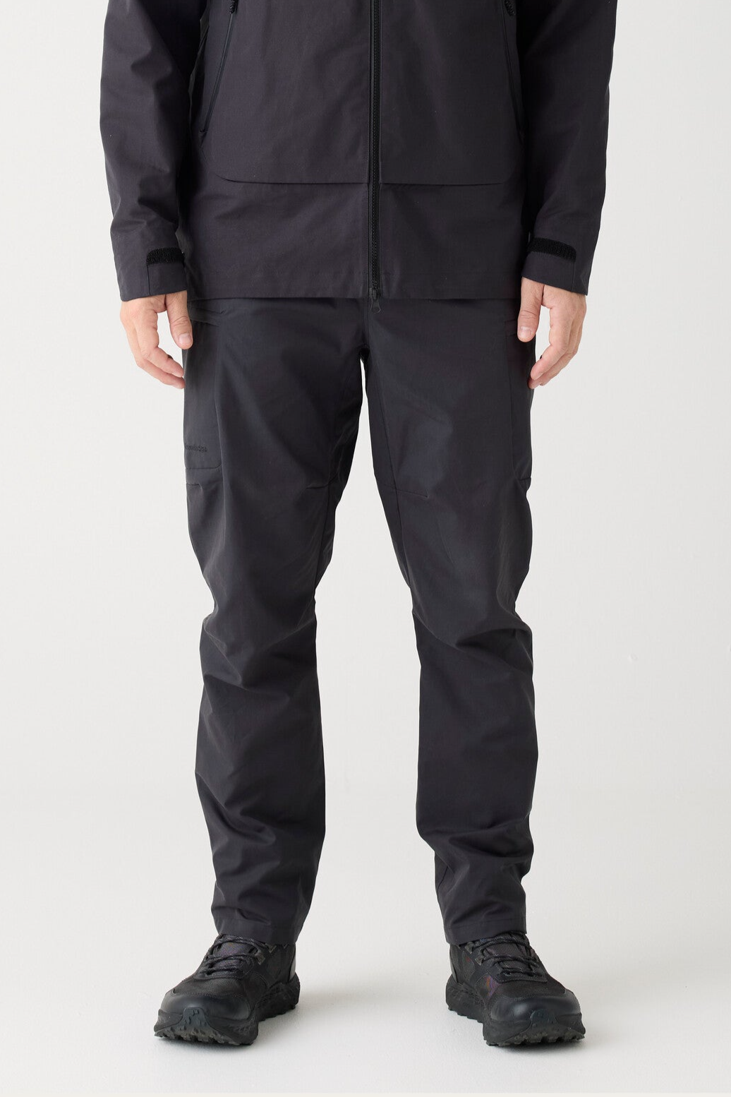 Image of KnowledgeCotton Apparel mannen vegan Broek Canvas Vent 200 Zwart Jet