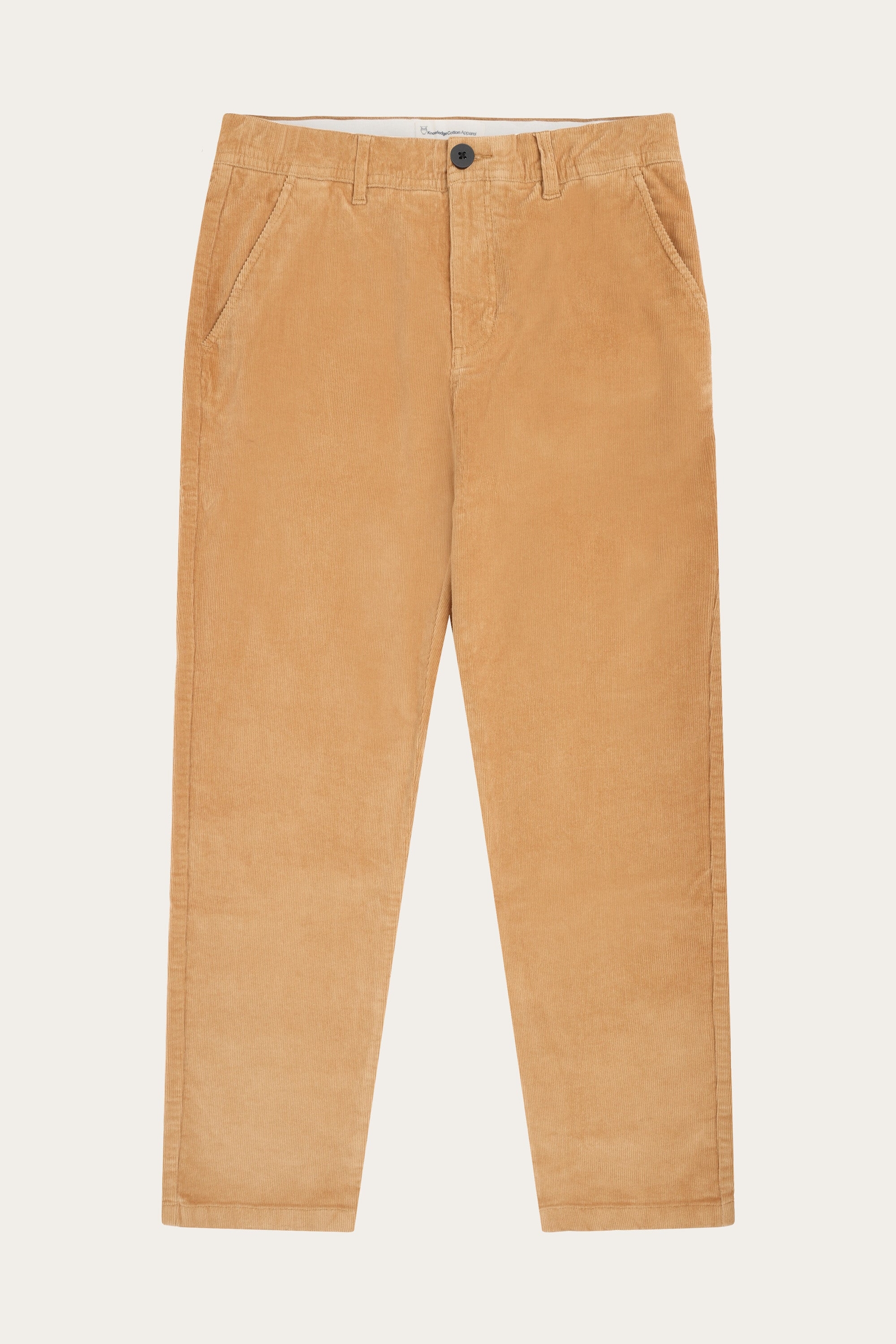 KnowledgeCotton Apparel Herren vegan Hose Corduroy Chuck Regular Apple Cinnamon