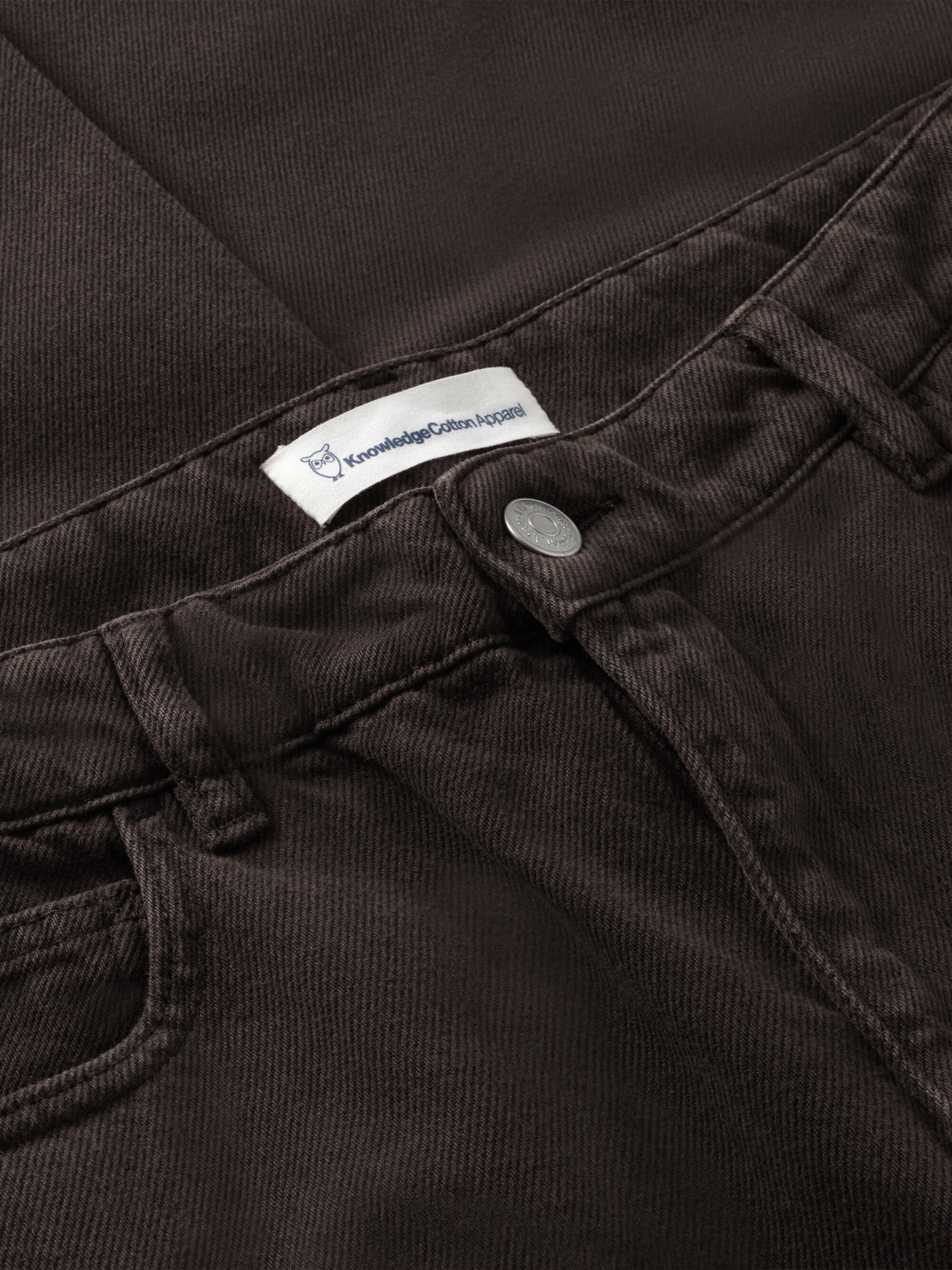 107082 - Herren vegan Hose Wide Twill Flint Chocolate Torte 107082 - Herren vegan Hose Wide Twill Flint Chocolate Torte