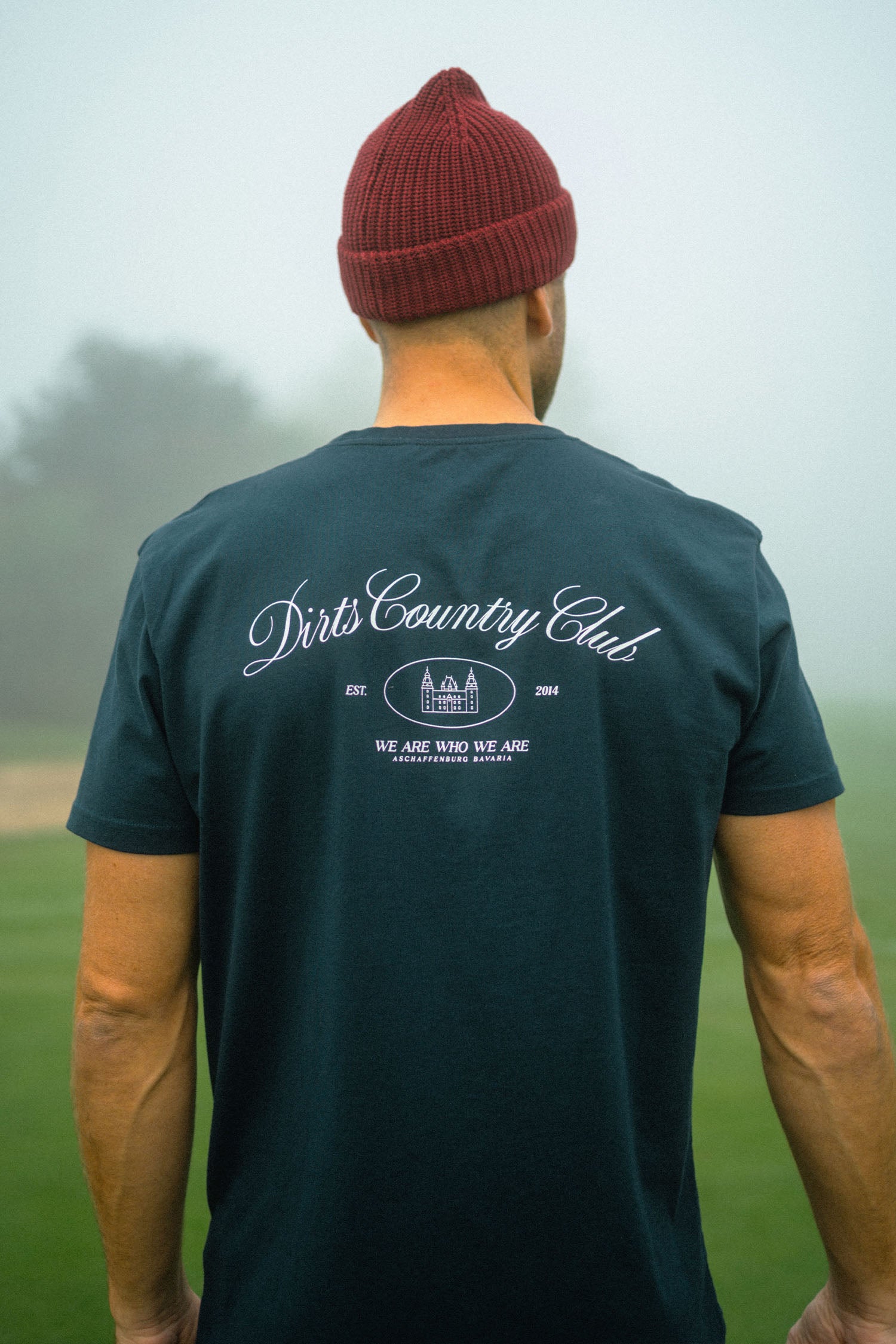 DIRTS men vegan T-Shirt Standard Country Club Navy