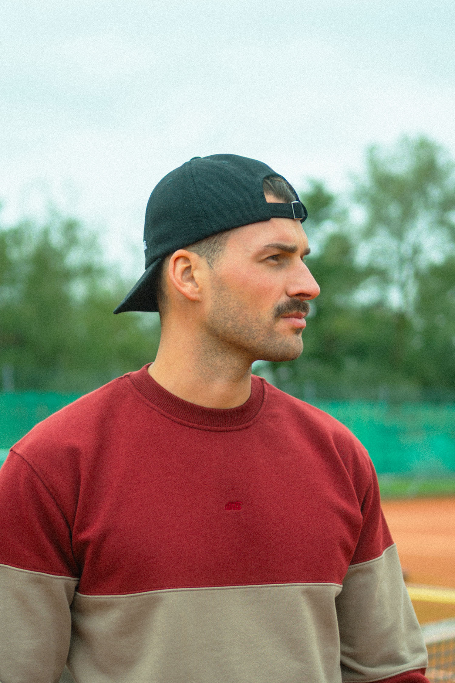 DIRTS Basecap Denim Logo Schwarz