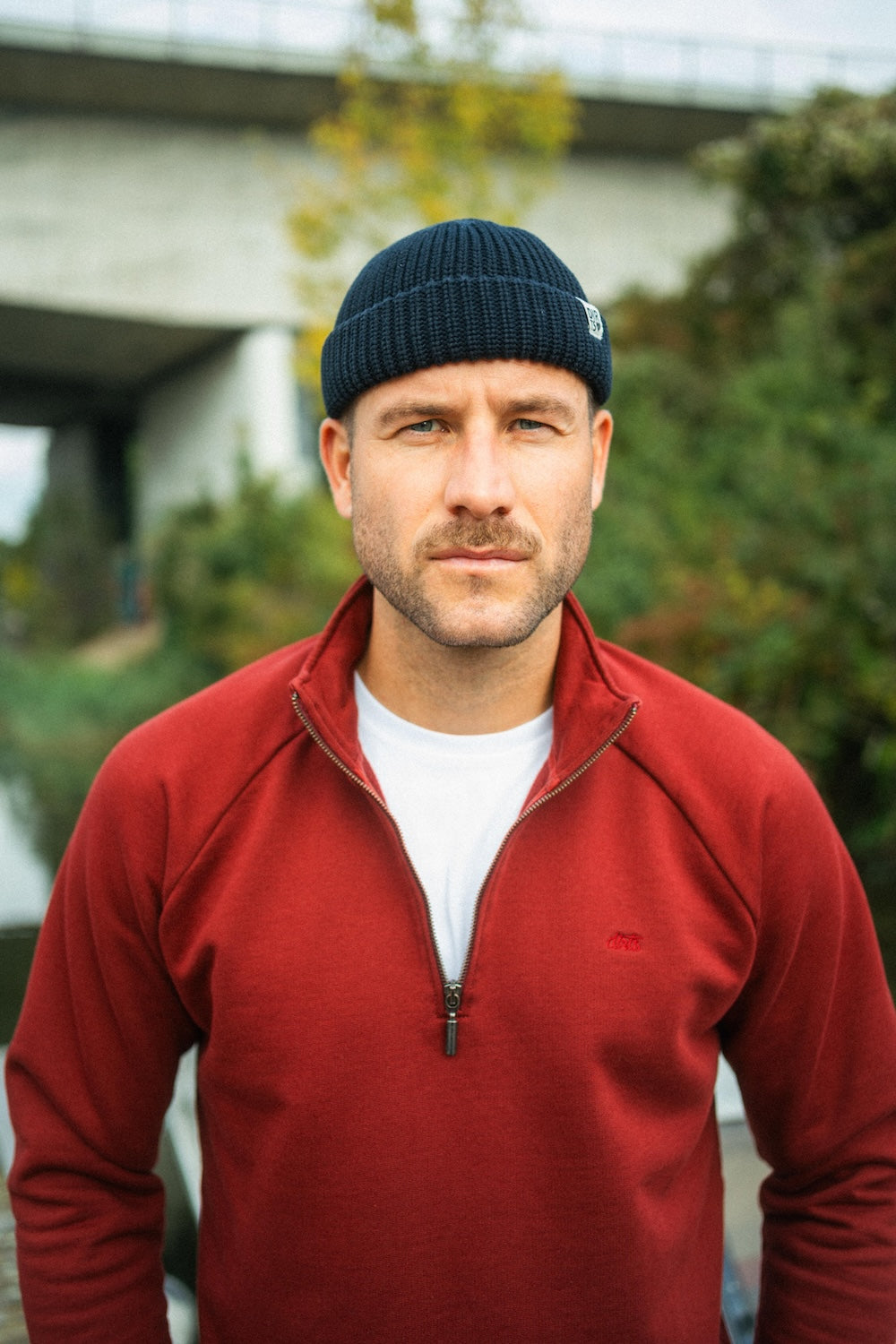 DIRTS men vegan Beanie Sailor Navy
