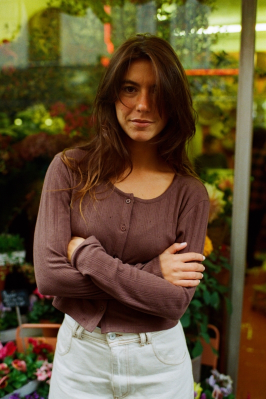 Nénés Damen vegan Oben Maud Brown