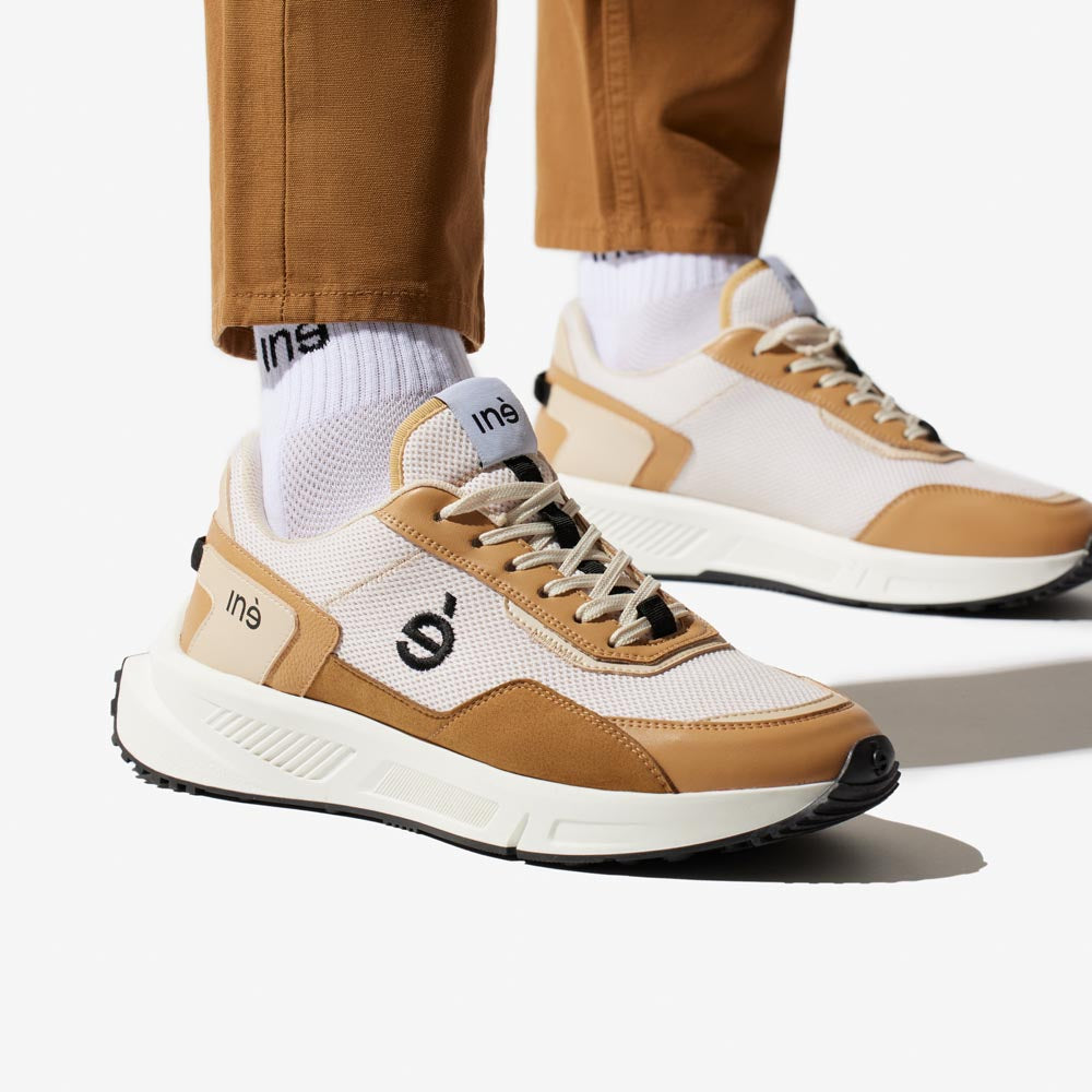 InÃ© men vegan Sneakers Vibes Beige And Black