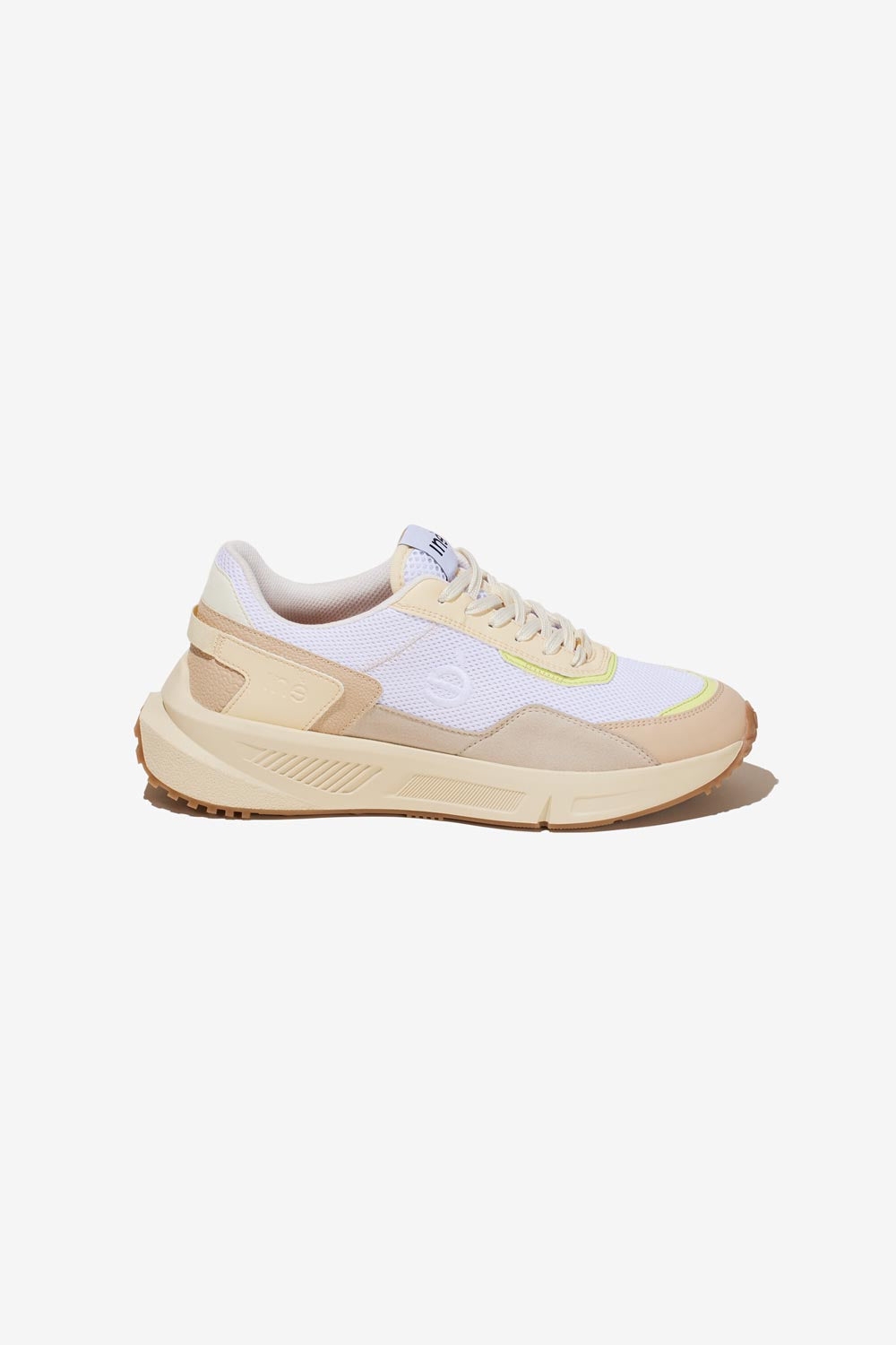 Image of Iné mannen vegan Sneakers Vibes Crème & Citroen