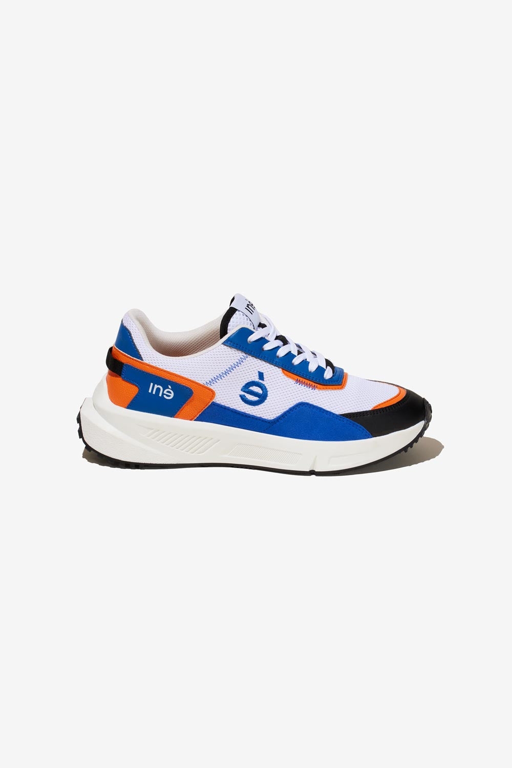 Image of Iné mannen vegan Sneakers Vibes Oranje & Blauw