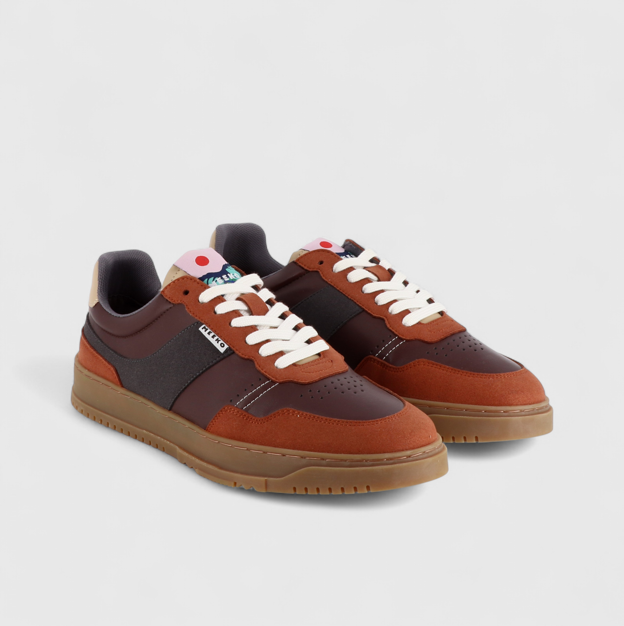 MEEKO men vegan Sneakers Kiboko Cordura Coffee Bean
