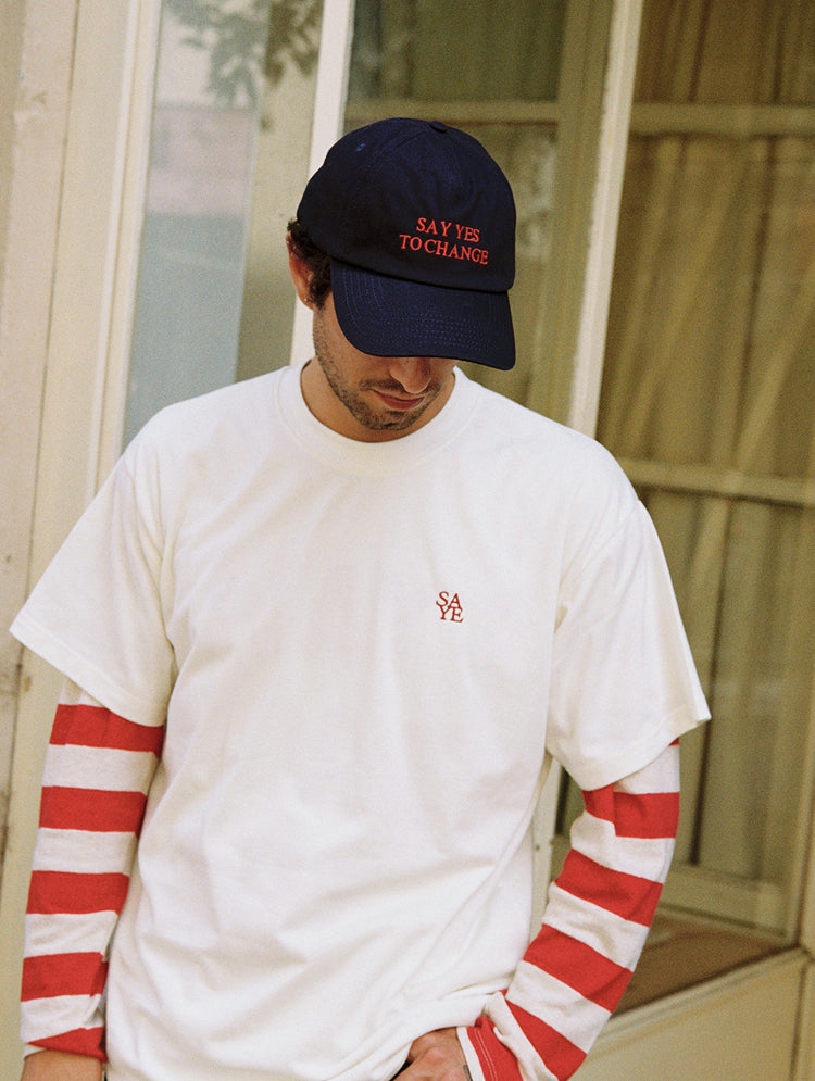 SAYE Cap Unisex Say Yes To Change Navy