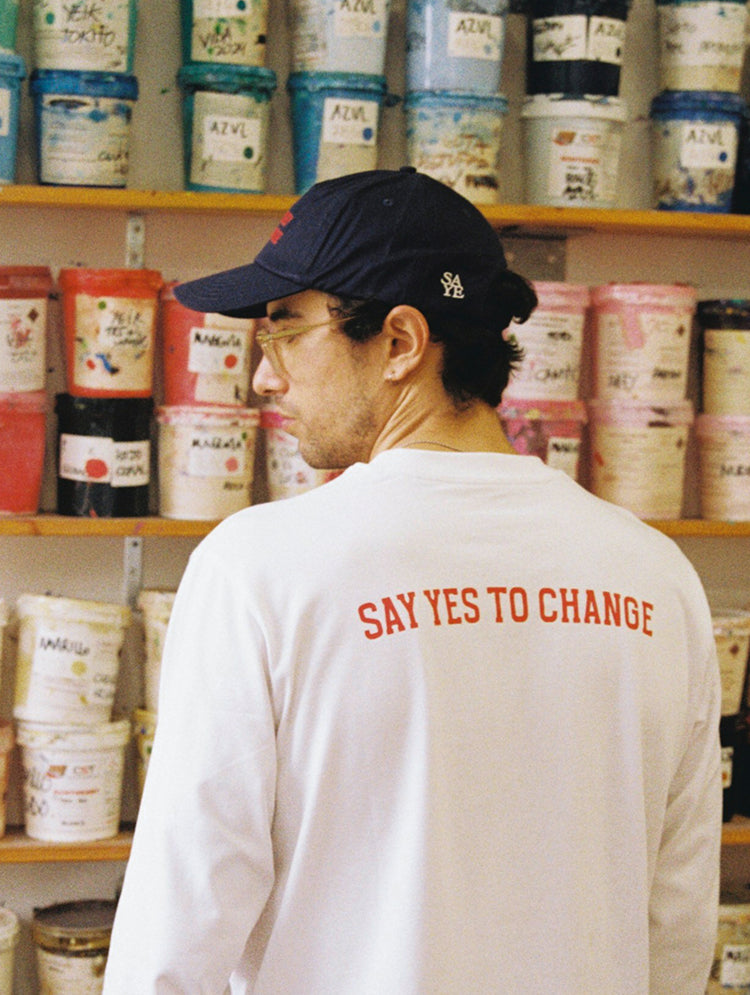 SAYE Cap Unisex Say Yes To Change Navy