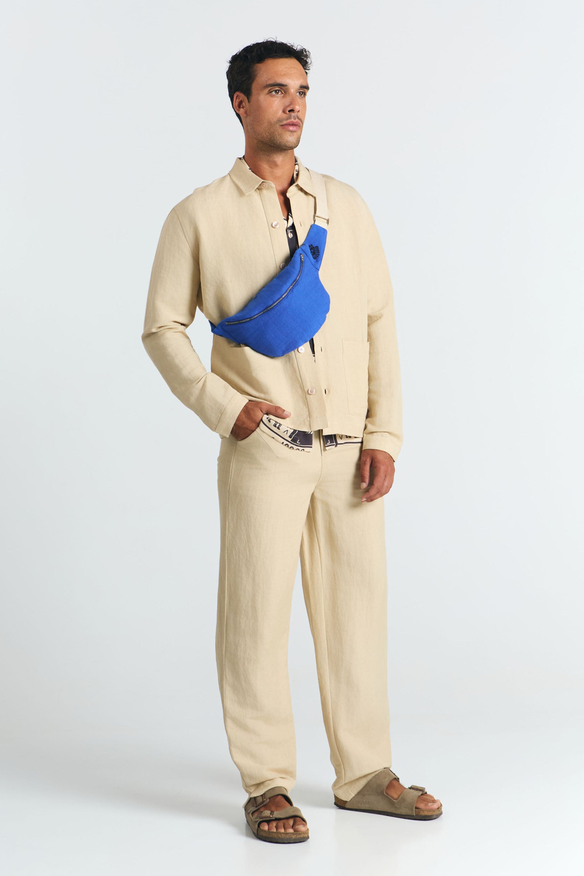 SUITE13LAB men vegan Hip Bag Ocu Klein Blue