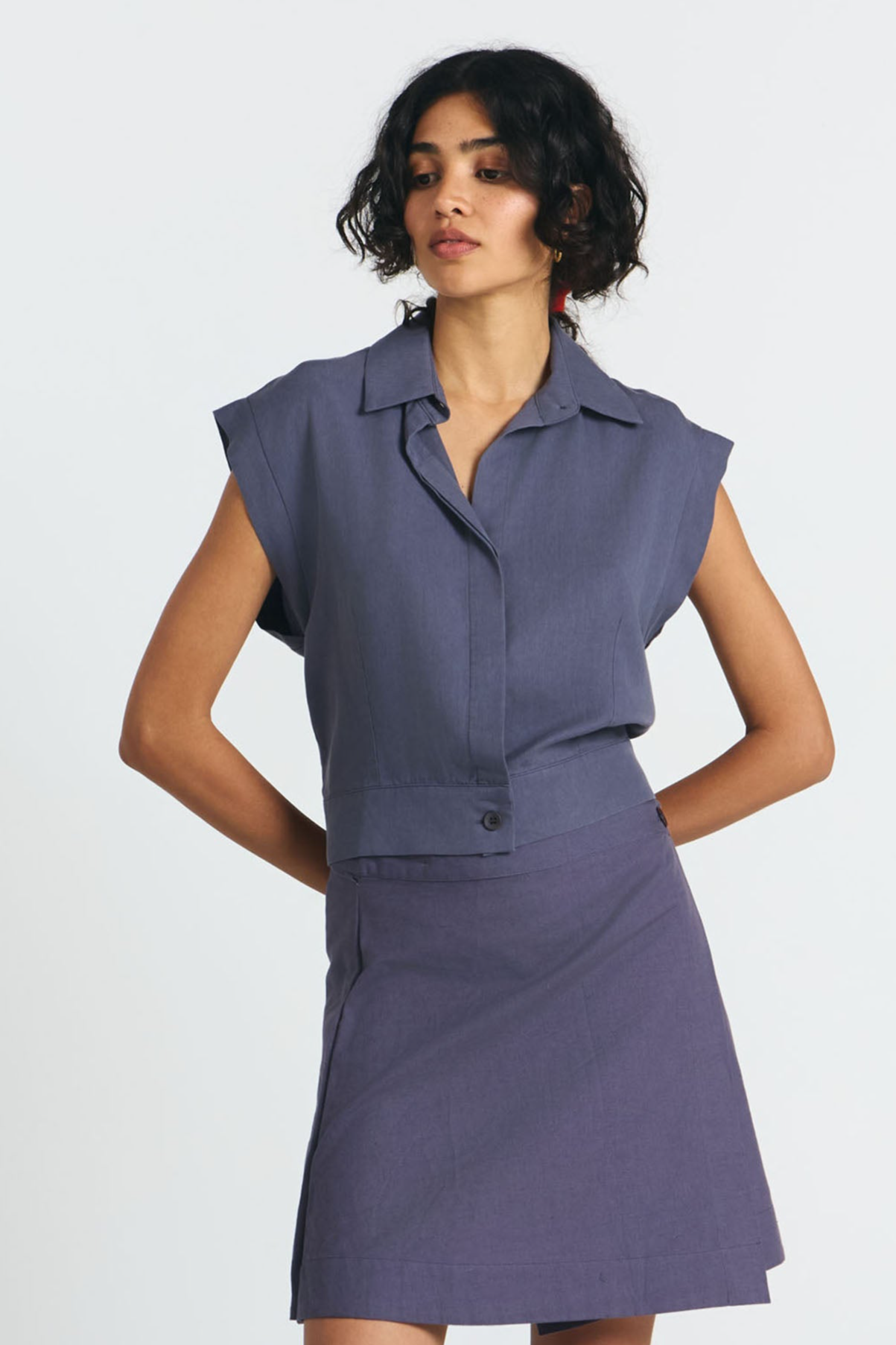 SUITE13LAB womens vegan Shirt Solola Grey