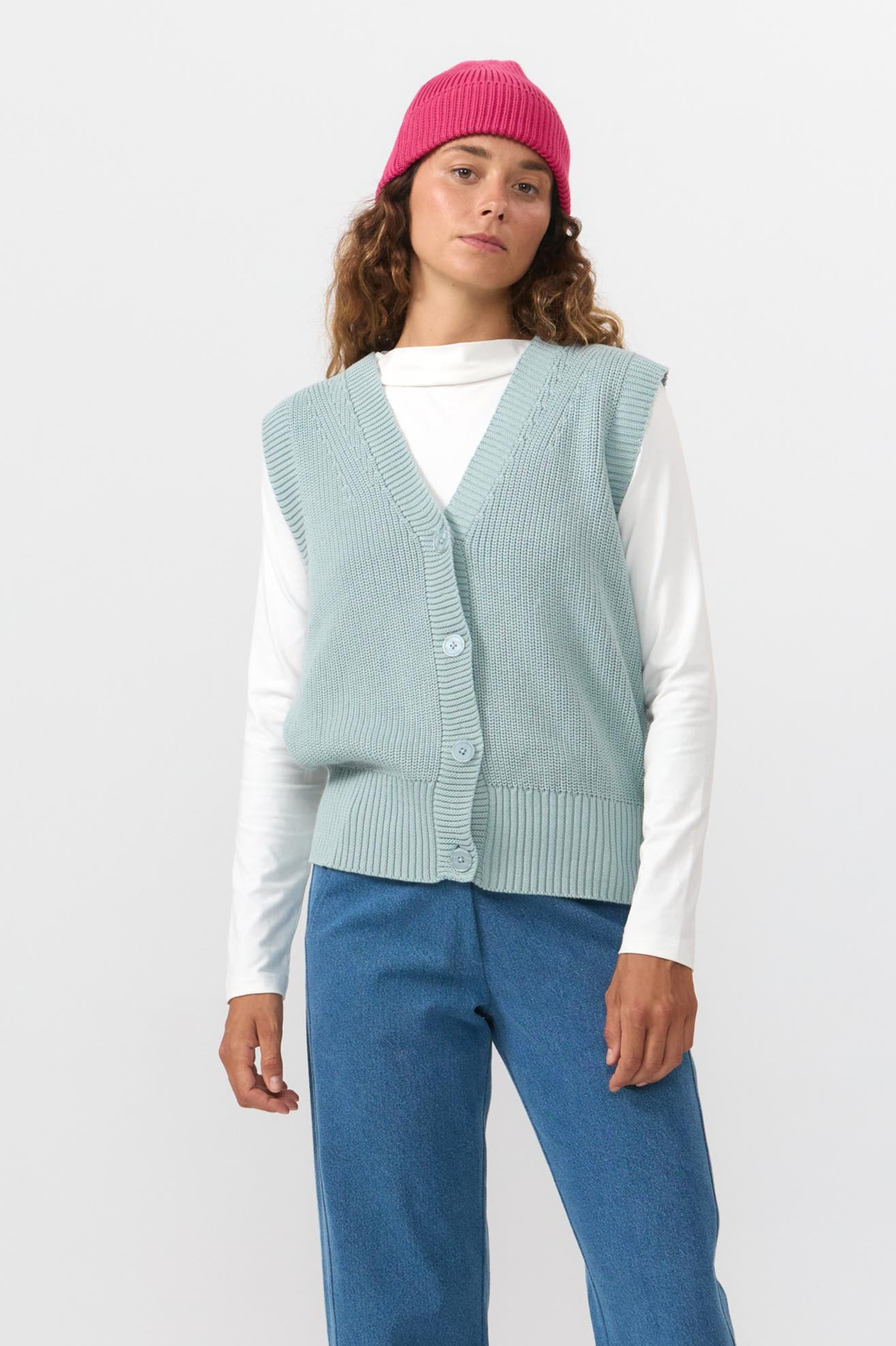 SUITE13LAB Damen vegan Weste Utah Grau