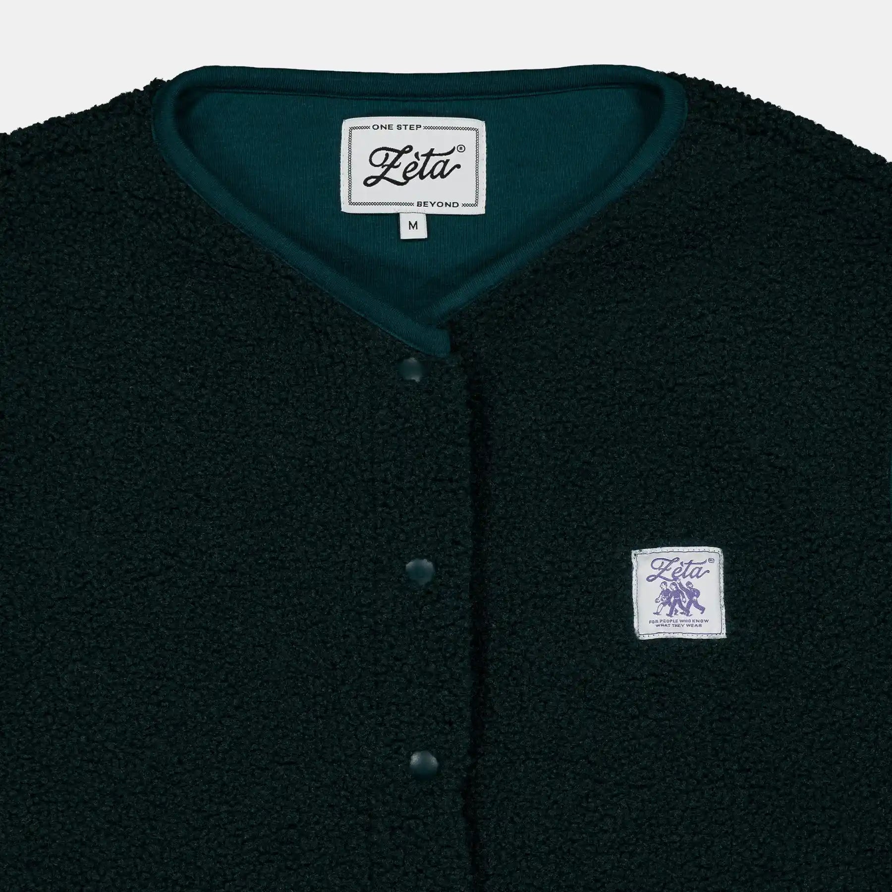 ZÃ¨ta womens vegan Vest Sherpa Forest Green