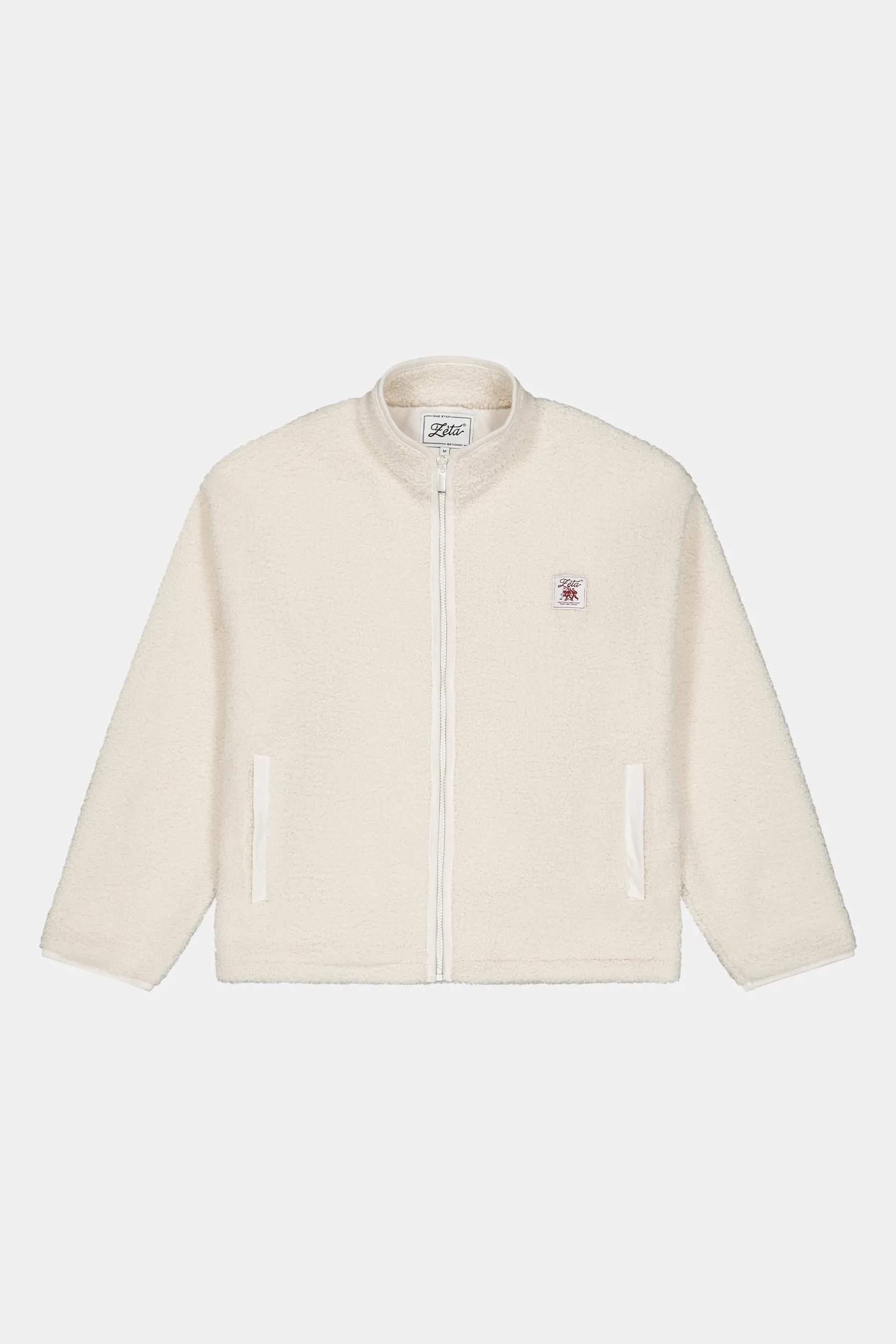 Image of Zèta mannen vegan Jas Unisex Sherpa Beige