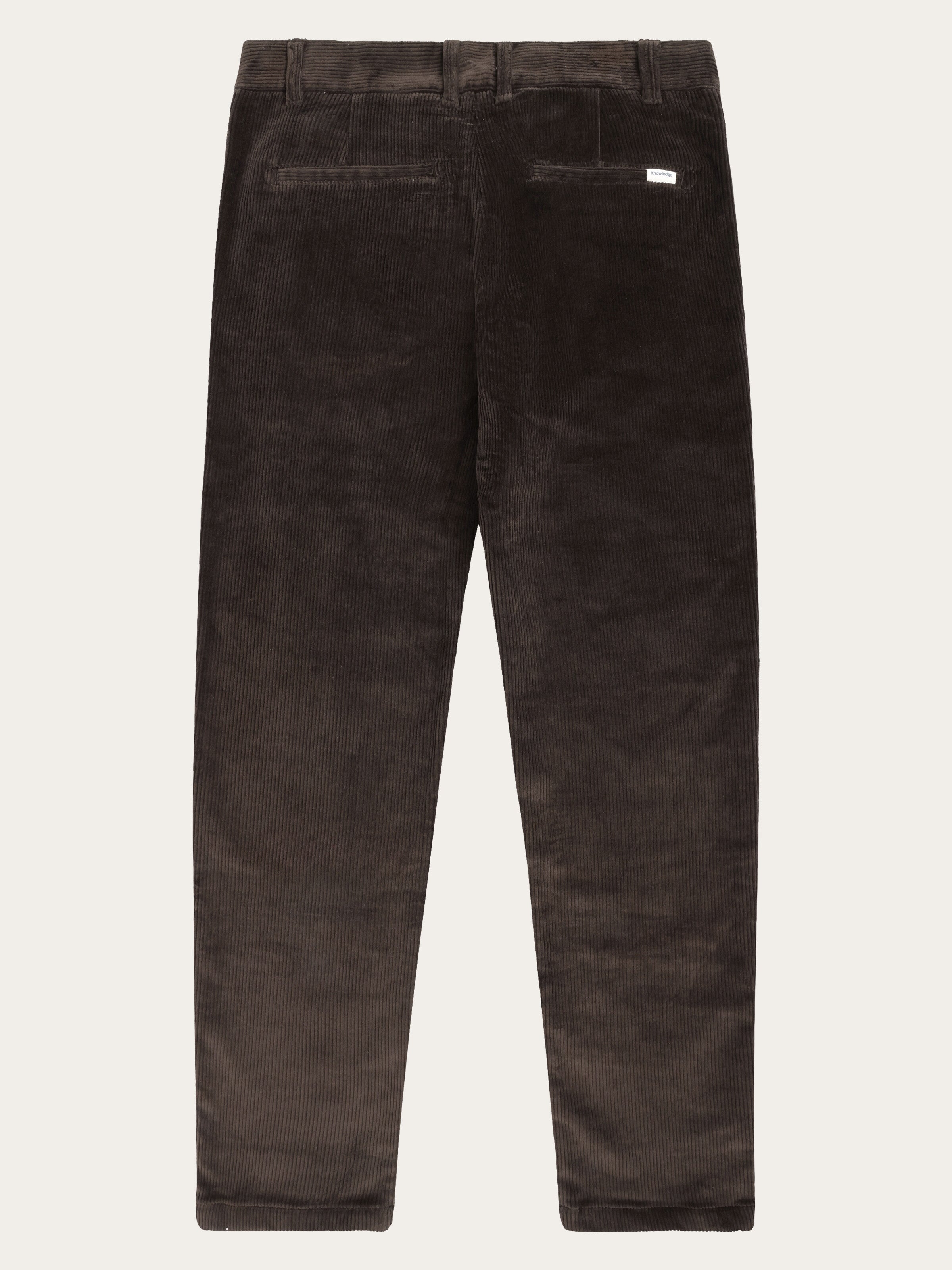 KnowledgeCotton Apparel Chino Pants Chuck Regular 8 Wales Corduroy Chocolate Torte