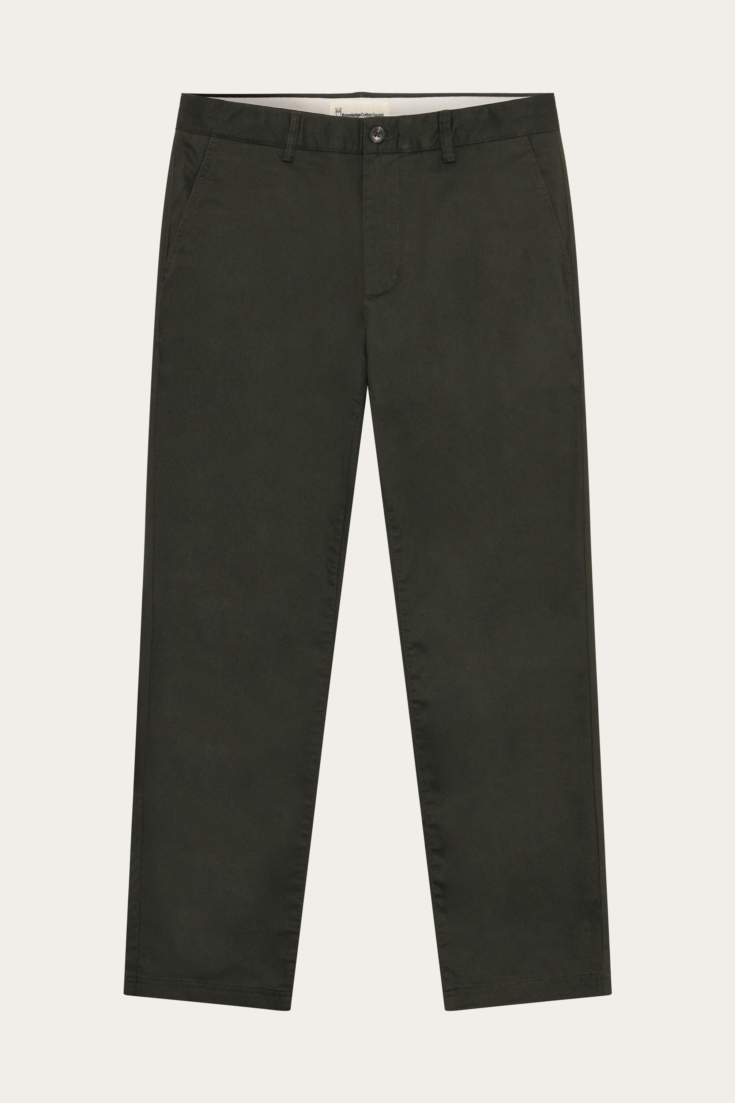 KnowledgeCotton Apparel Herren vegan Hose Canvas Chuck Regular Forrest Night