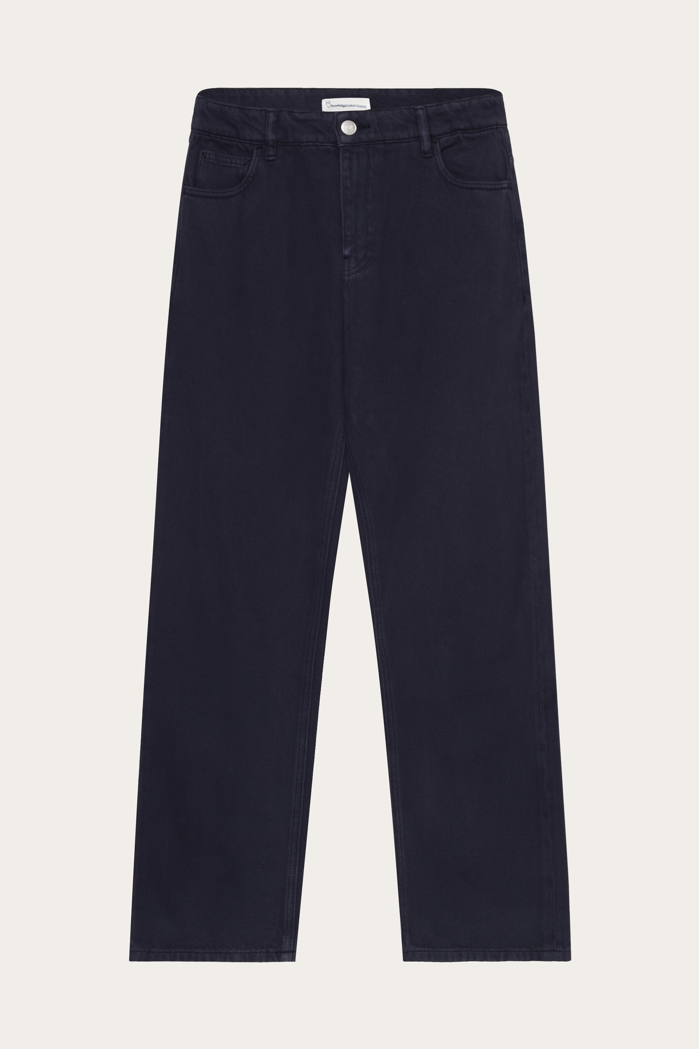 KnowledgeCotton Apparel Herren vegan Hose Wide Twill Flint Night Sky