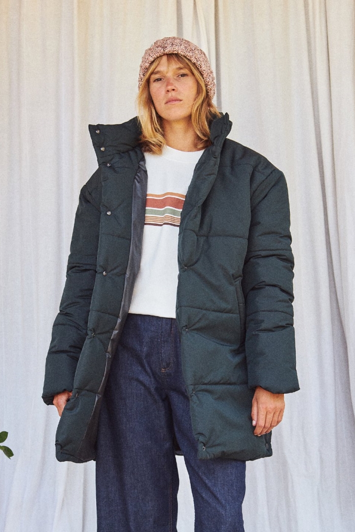 TWOTHIRDS Damen vegan Jacke Hirado Grün