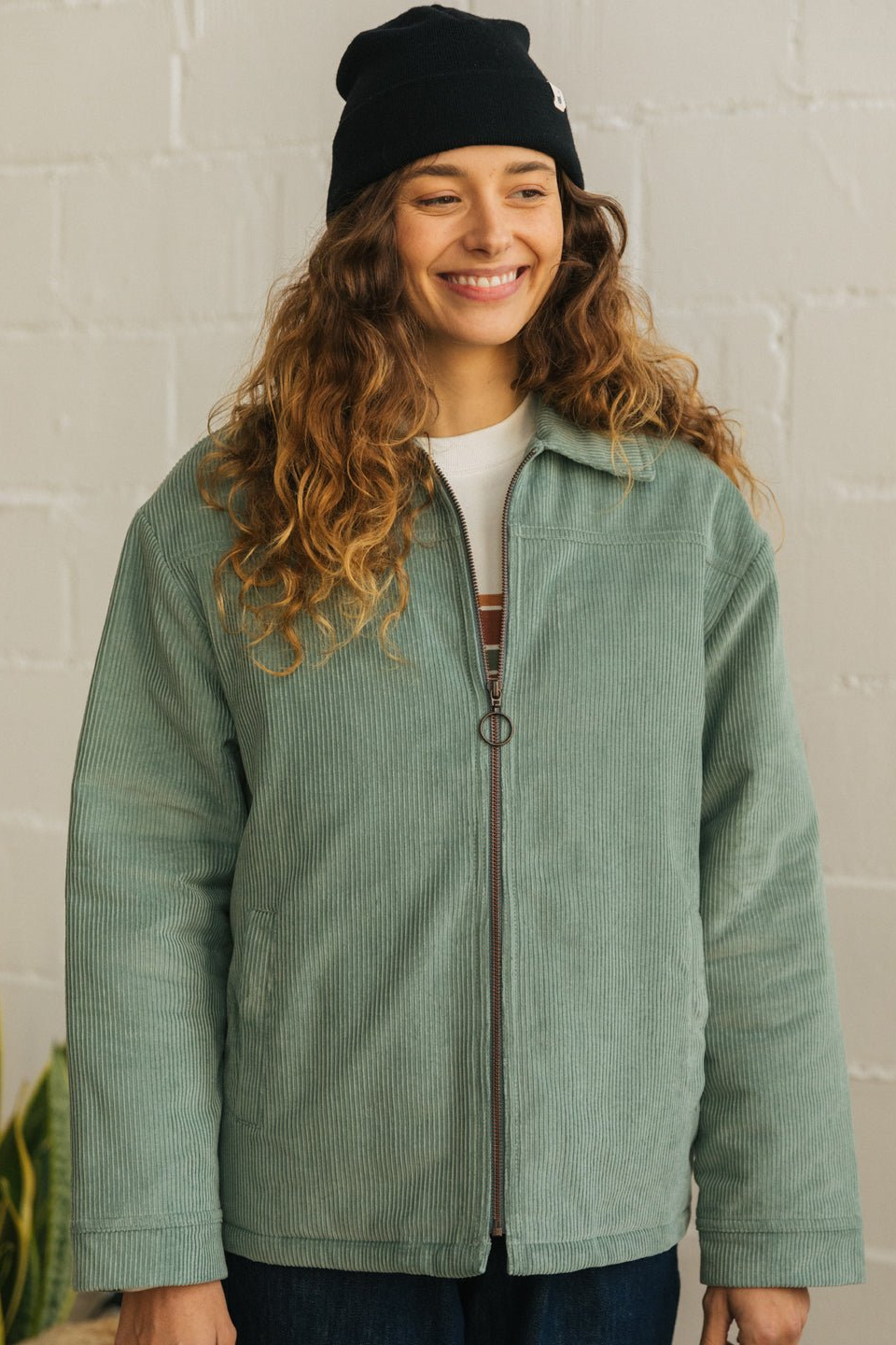 Image of TWOTHIRDS dames vegan Jas Viwa Misty Blue