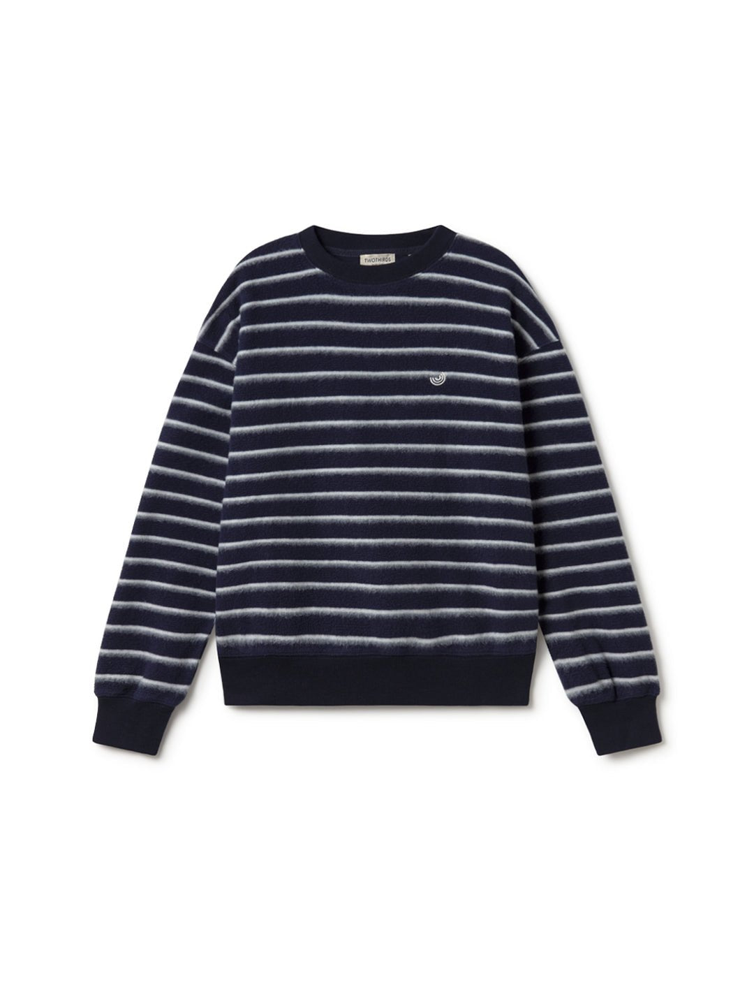 TWOTHIRDS Sweatshirt Fanad Navy Stripes