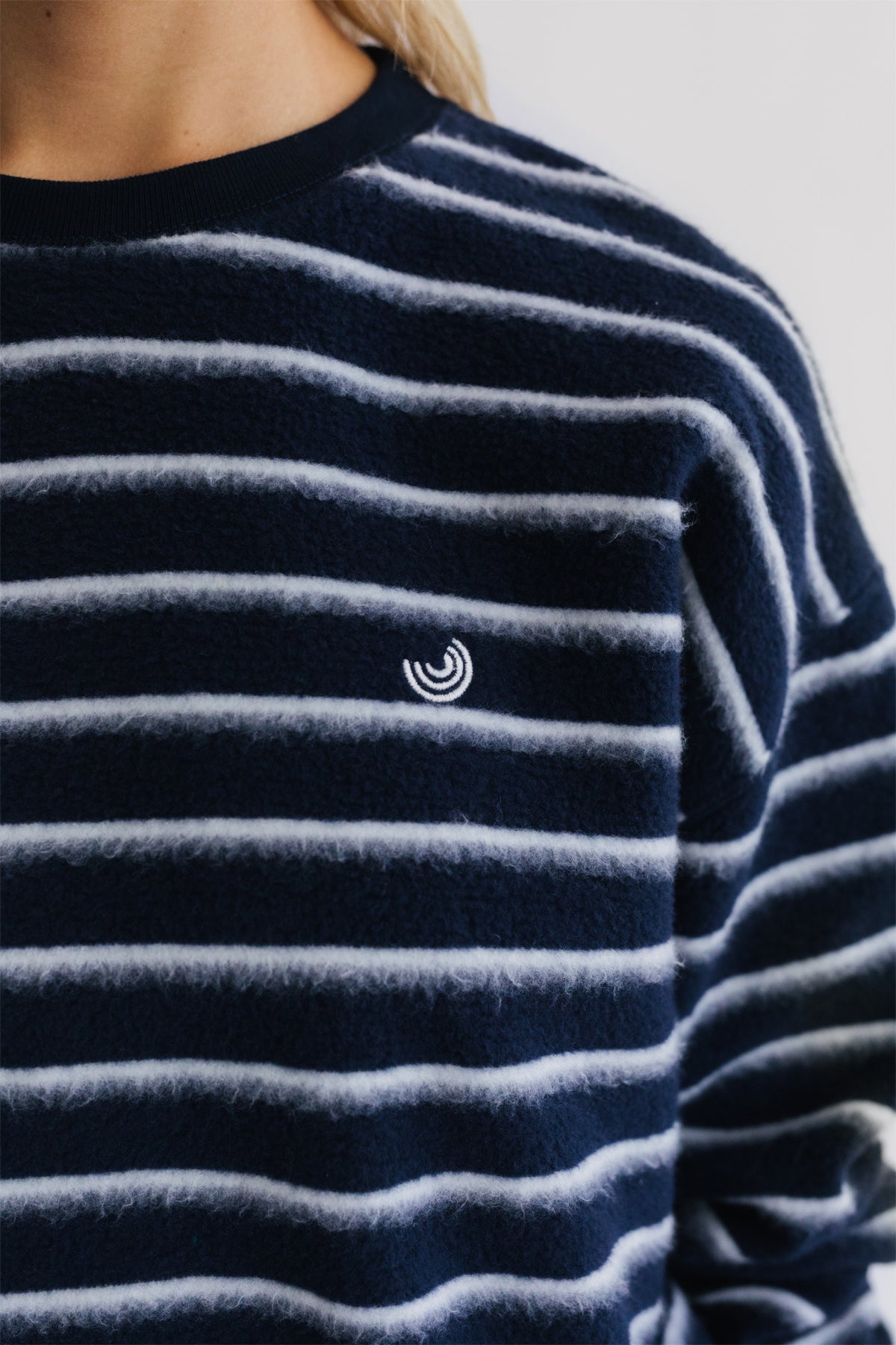 TWOTHIRDS Sweatshirt Fanad Navy Stripes