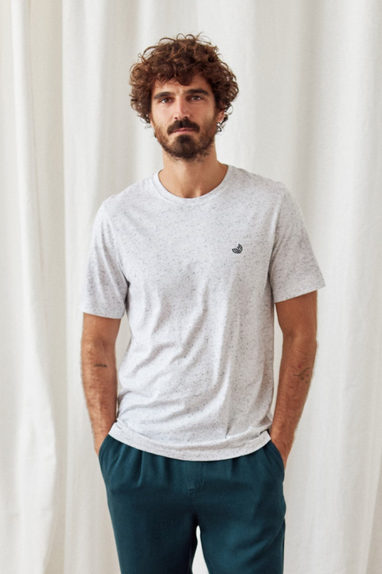 TWOTHIRDS men vegan T-Shirt Qalito White