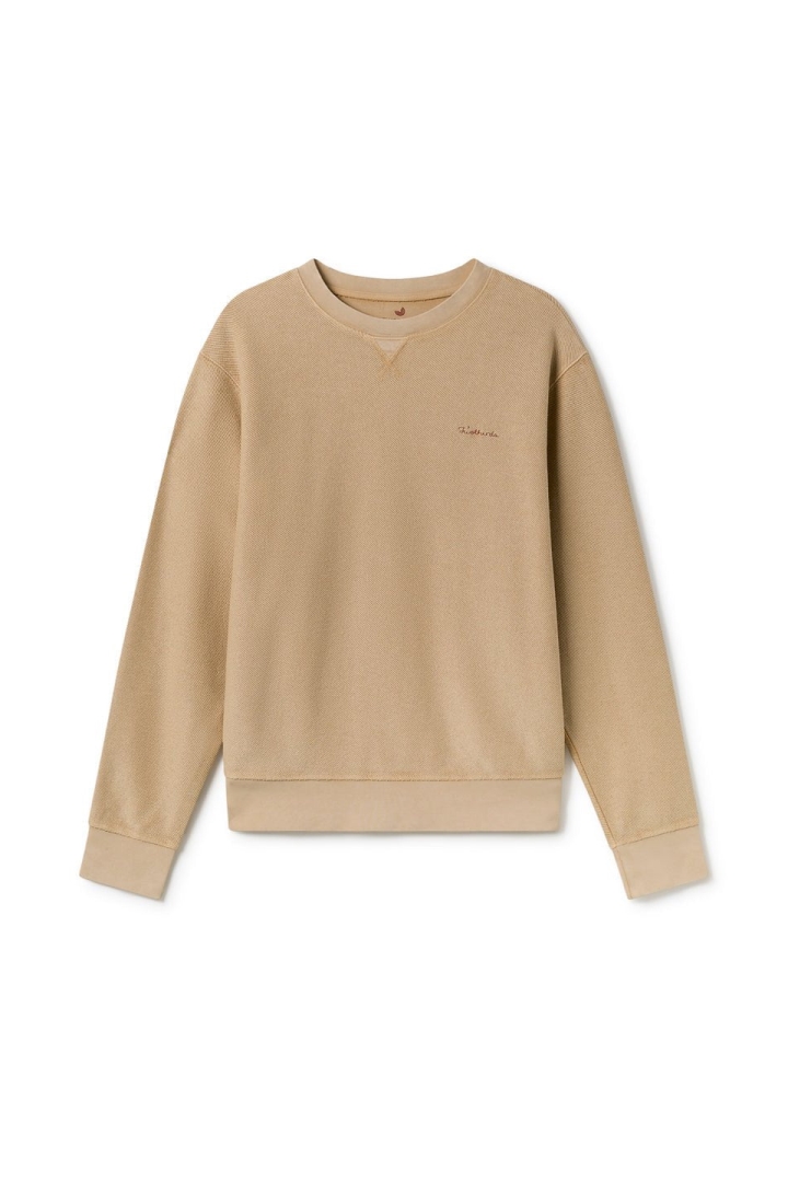 Image of TWOTHIRDS mannen vegan Sweatshirt Fatu Hiva Curry