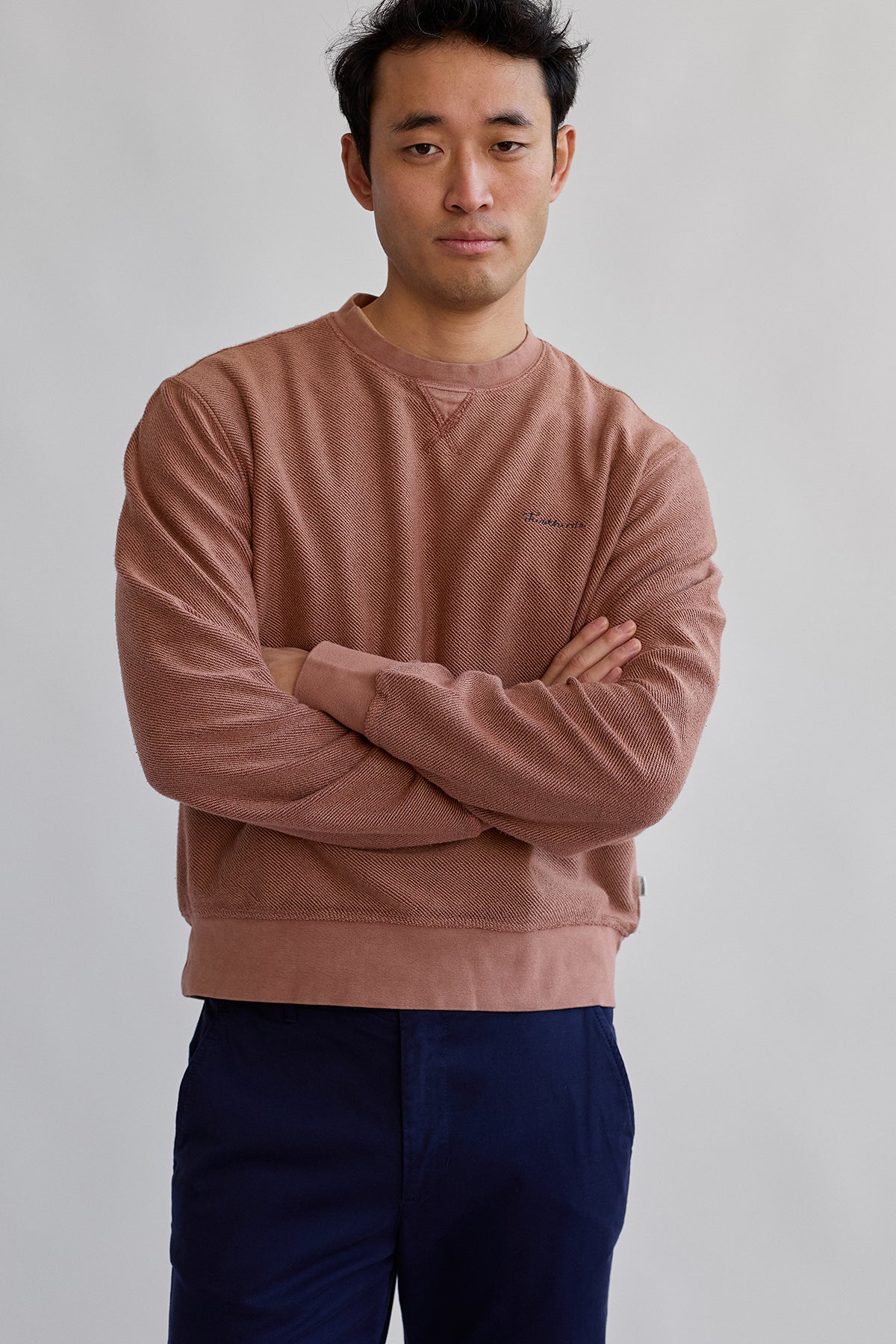 TWOTHIRDS Herren vegan Sweatshirt Fatu Hiva Kokosnussschale Hellbraun