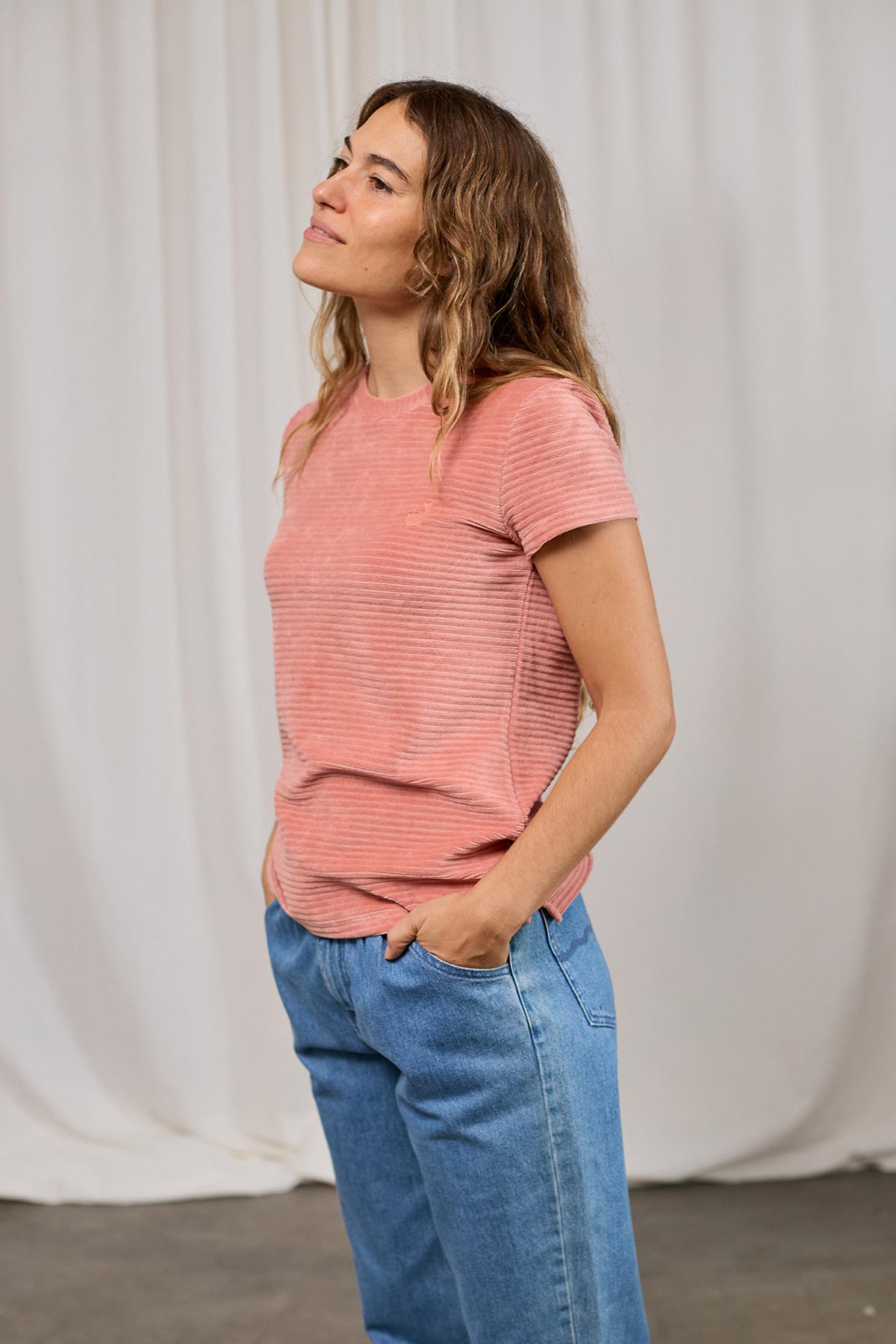 TWOTHIRDS womens vegan Top Ariadna Dusty Pink