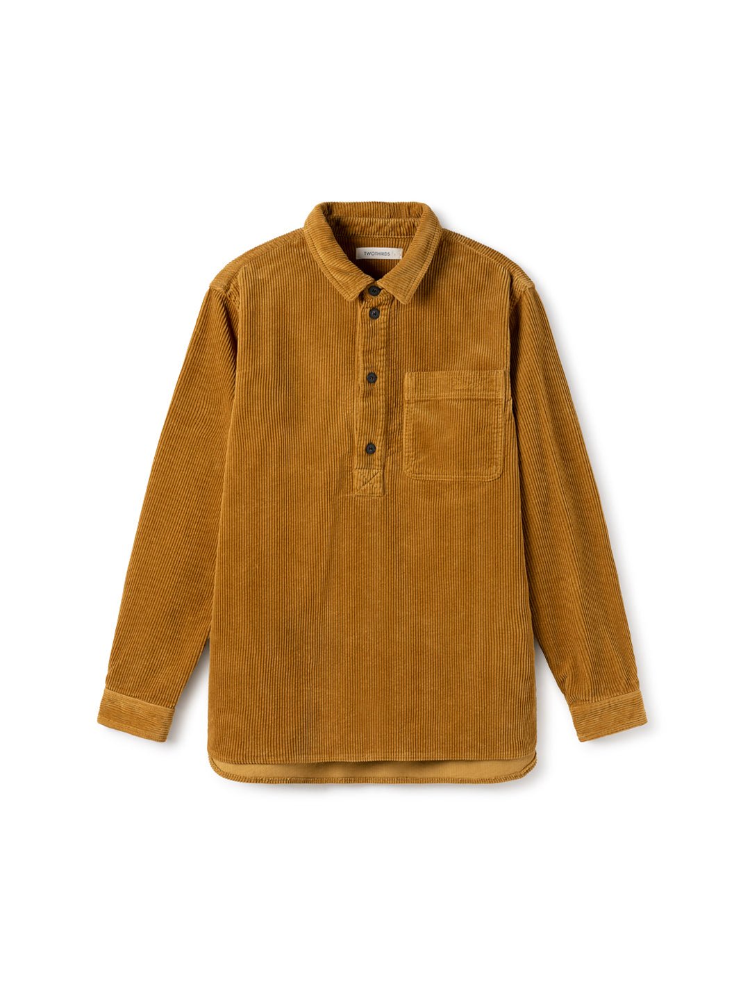 TWOTHIRDS men vegan Overshirt Penang Golden Brown