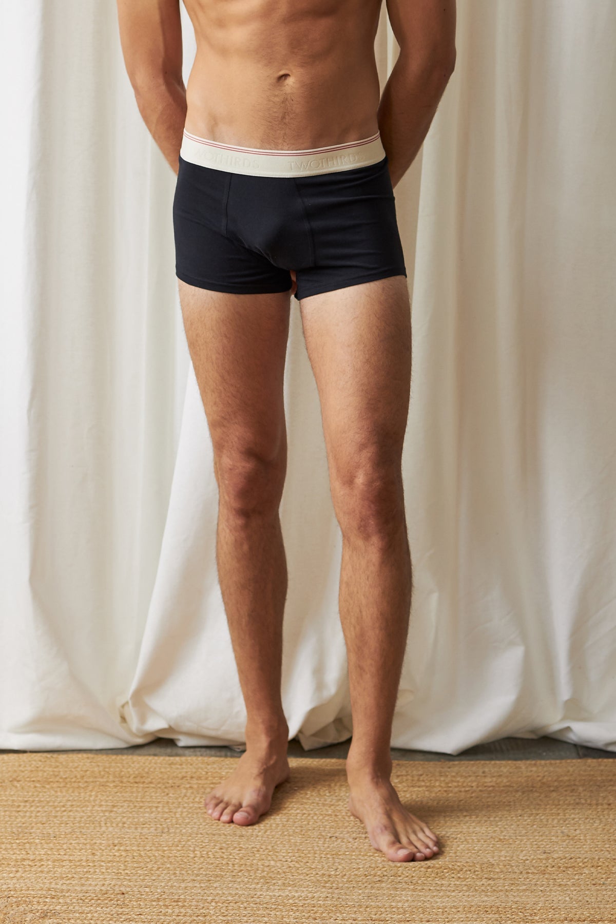 TWOTHIRDS men vegan Boxers Robbins Black