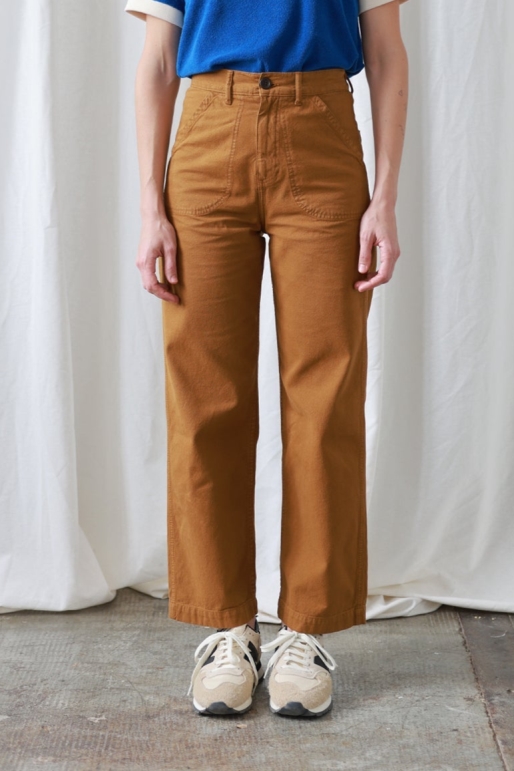 TWOTHIRDS Damen vegan Hose Heron Old Gold