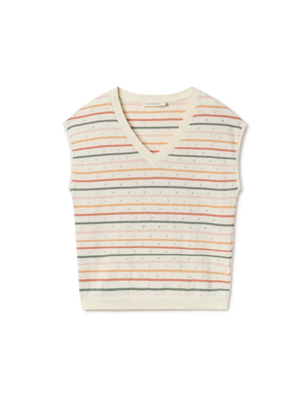 108157 - Damen vegan Top Sketrick Streifen