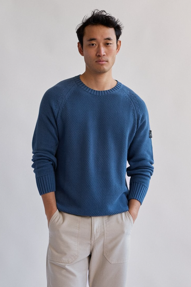 TWOTHIRDS Herren vegan Pullover Tortuga Blue Ocean