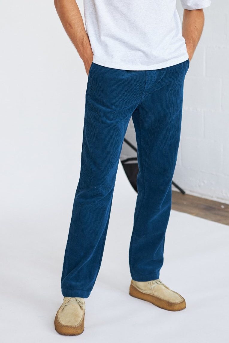 Image of TWOTHIRDS mannen vegan Broek Apolima Poseidon Blauw