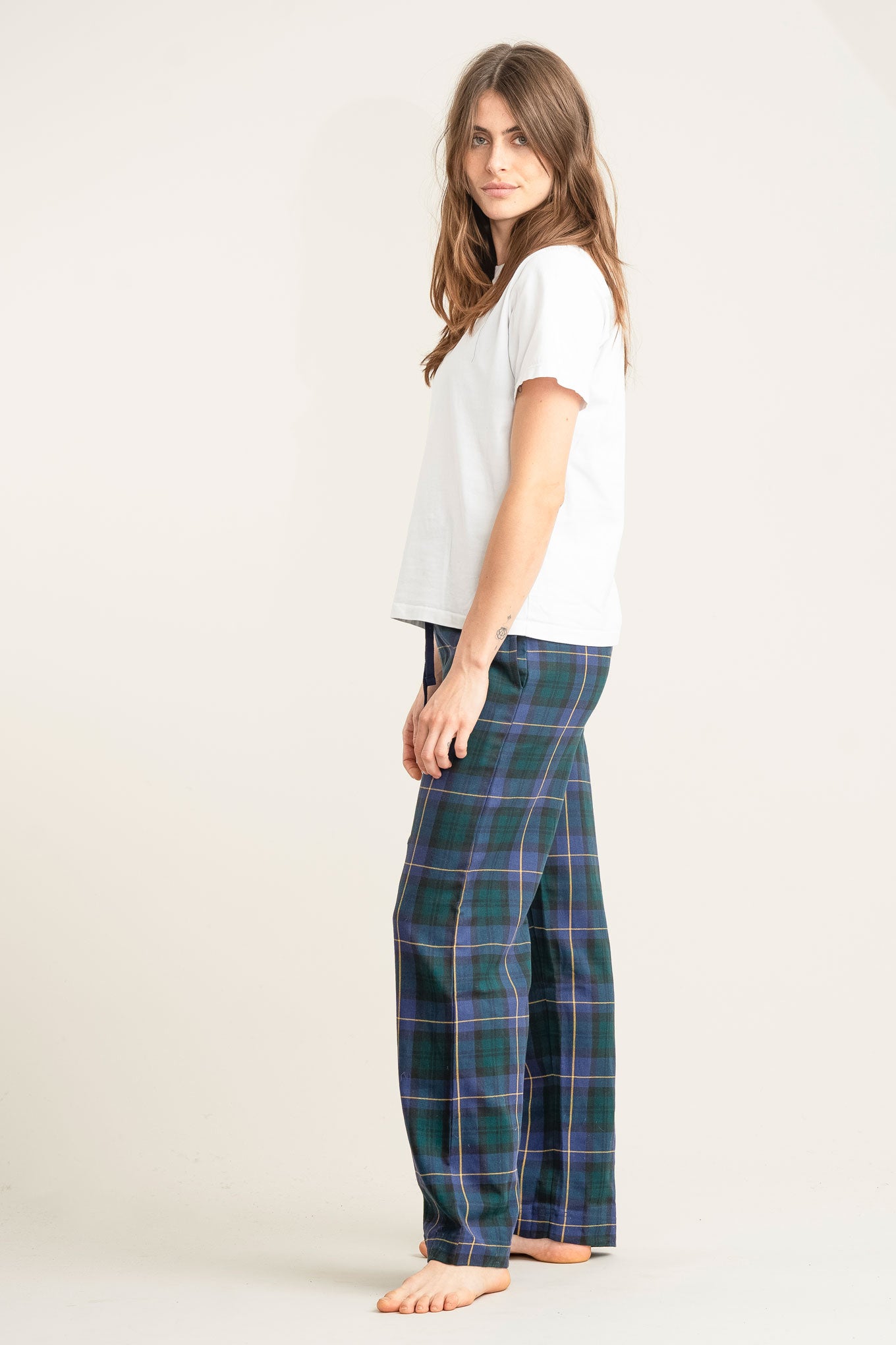 KOMODO womens vegan Pajama Bottoms Jim Jam Black