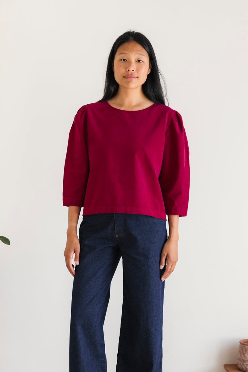 TWOTHIRDS Damen vegan Top Hildasay Redbud Pink